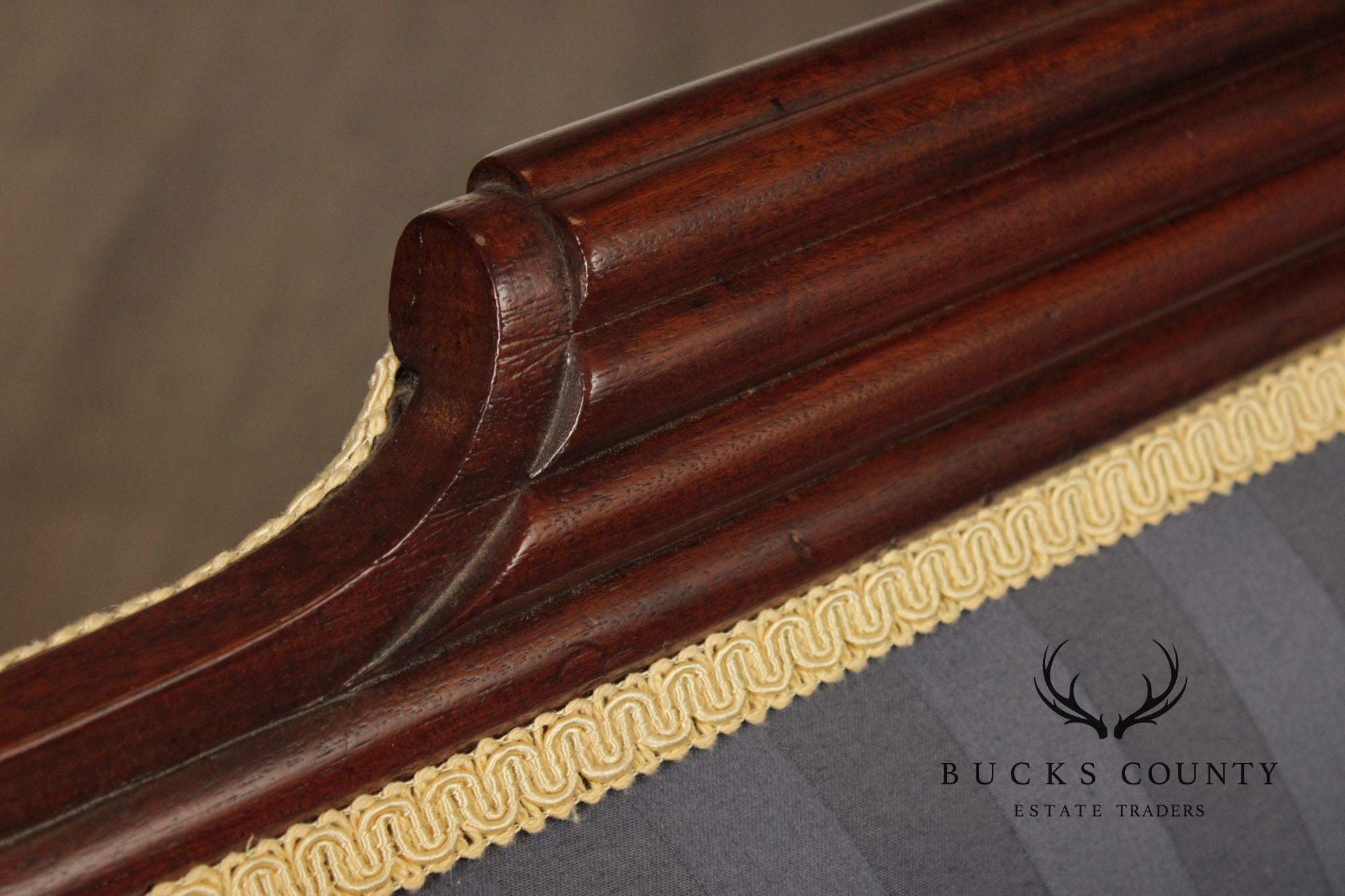 Antique American Classical Period Mahogany Sofa