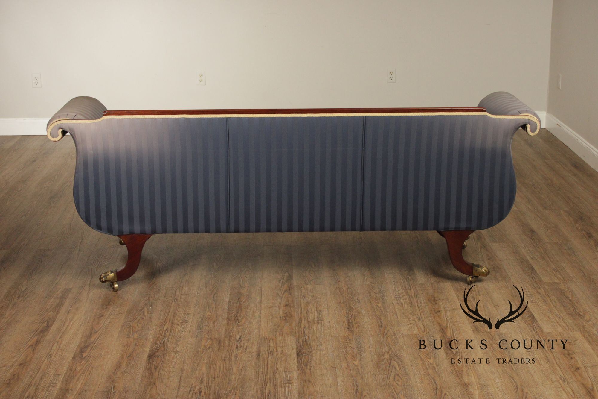 Antique American Classical Period Mahogany Sofa