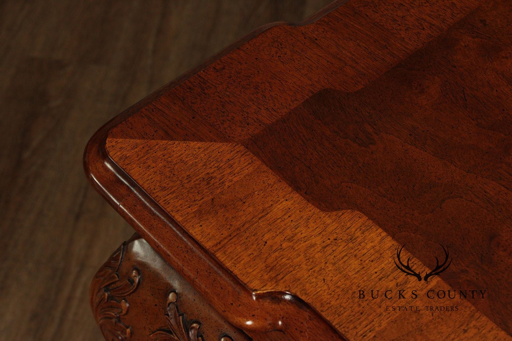Henredon Rittenhouse Square Chippendale Style Mahogany Dining Table With Ball & Claw Feet