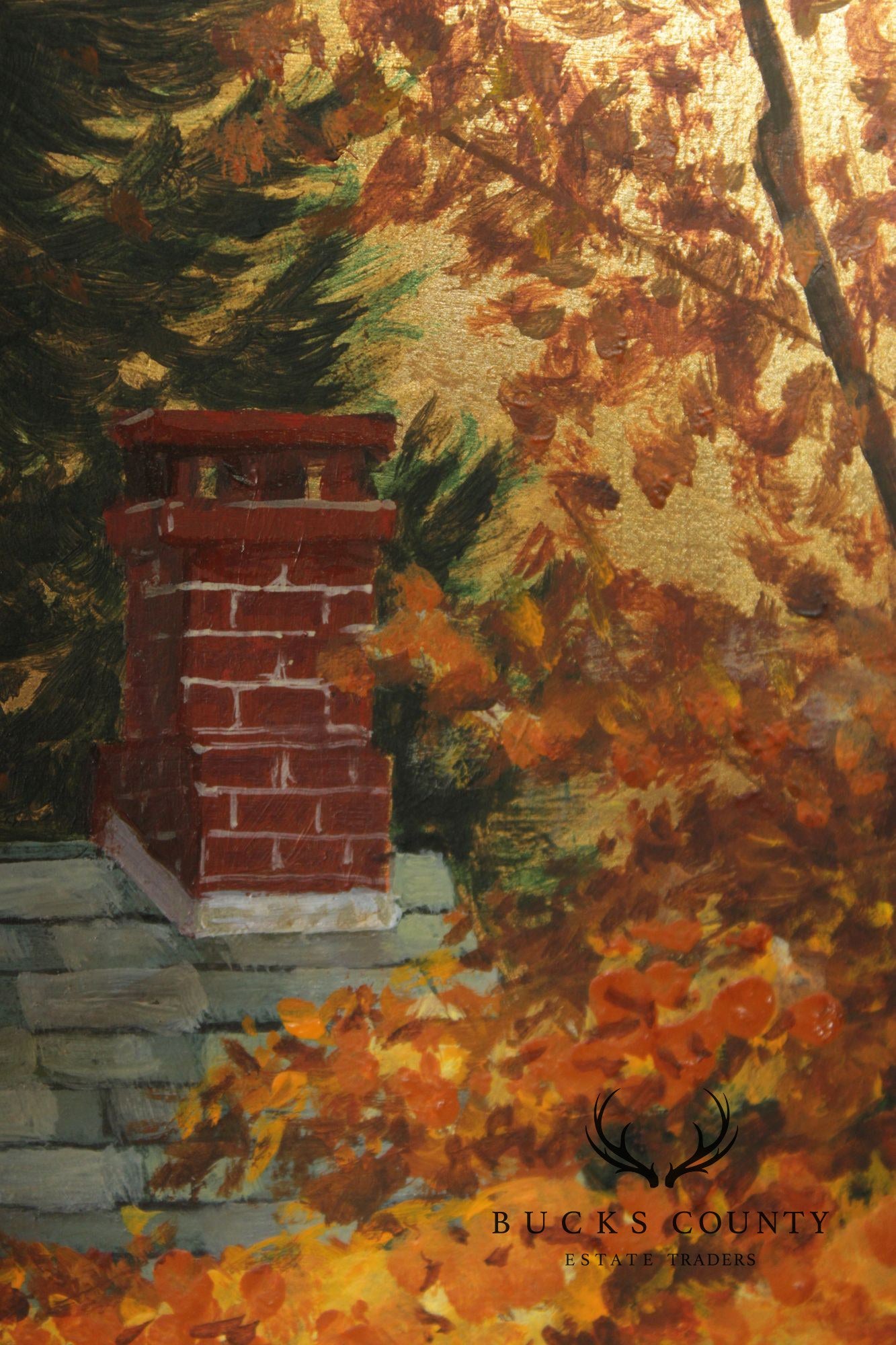 John Styga Oil Painting, 'The Clausen House'
