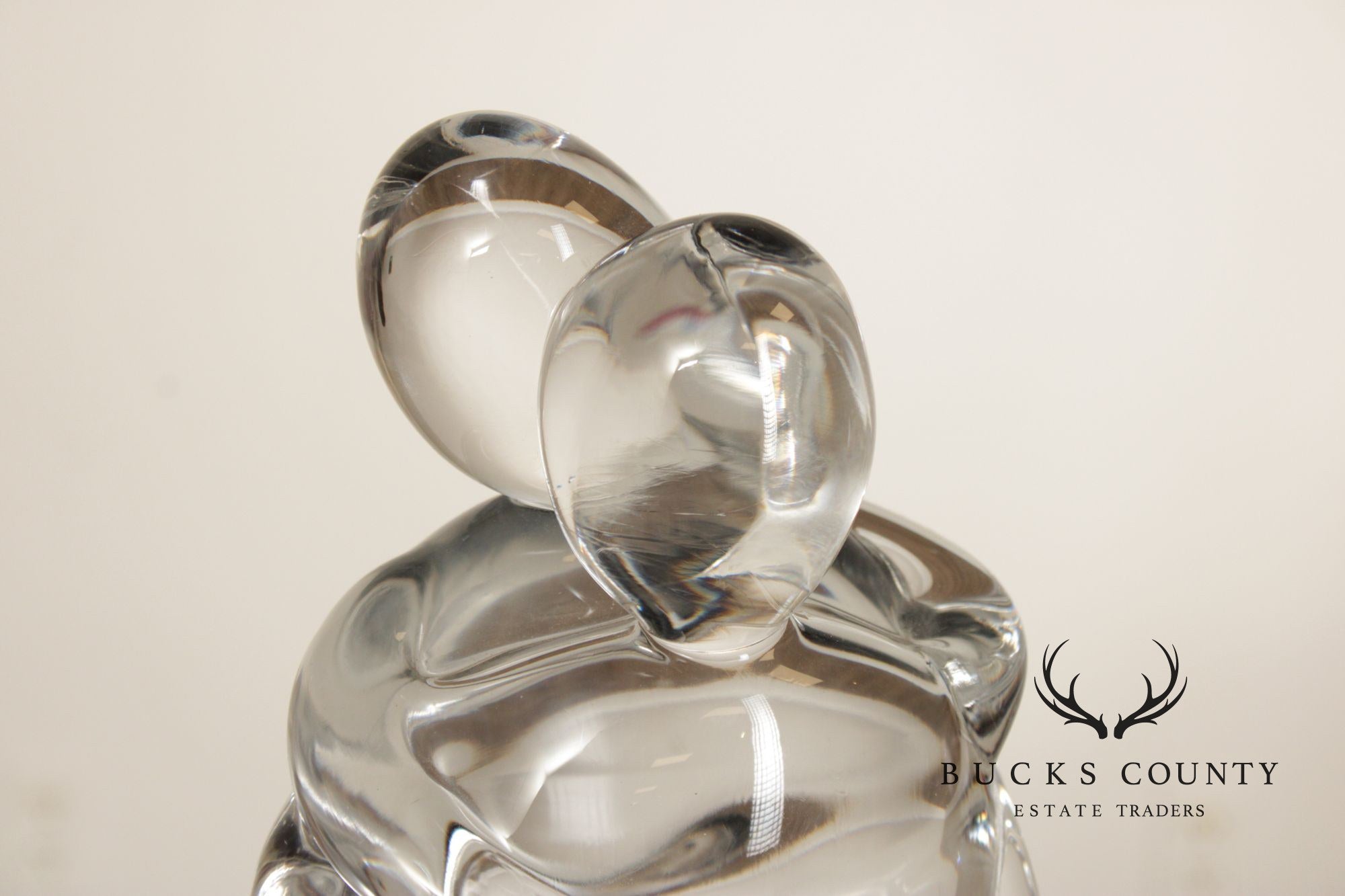 Oggetti Murano Glass Statue of Embracing Couple