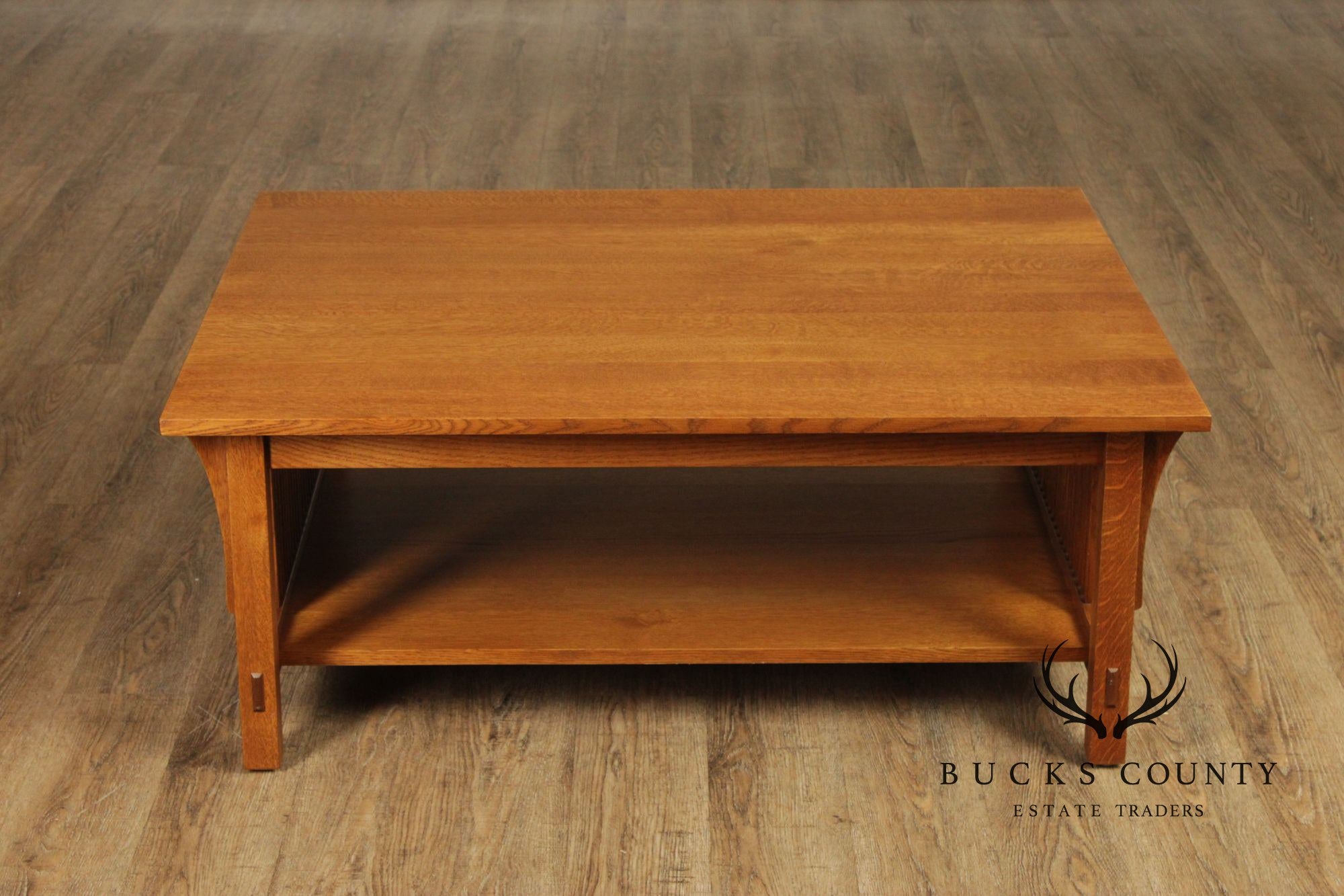 Stickley Mission Collection Oak Cocktail Table