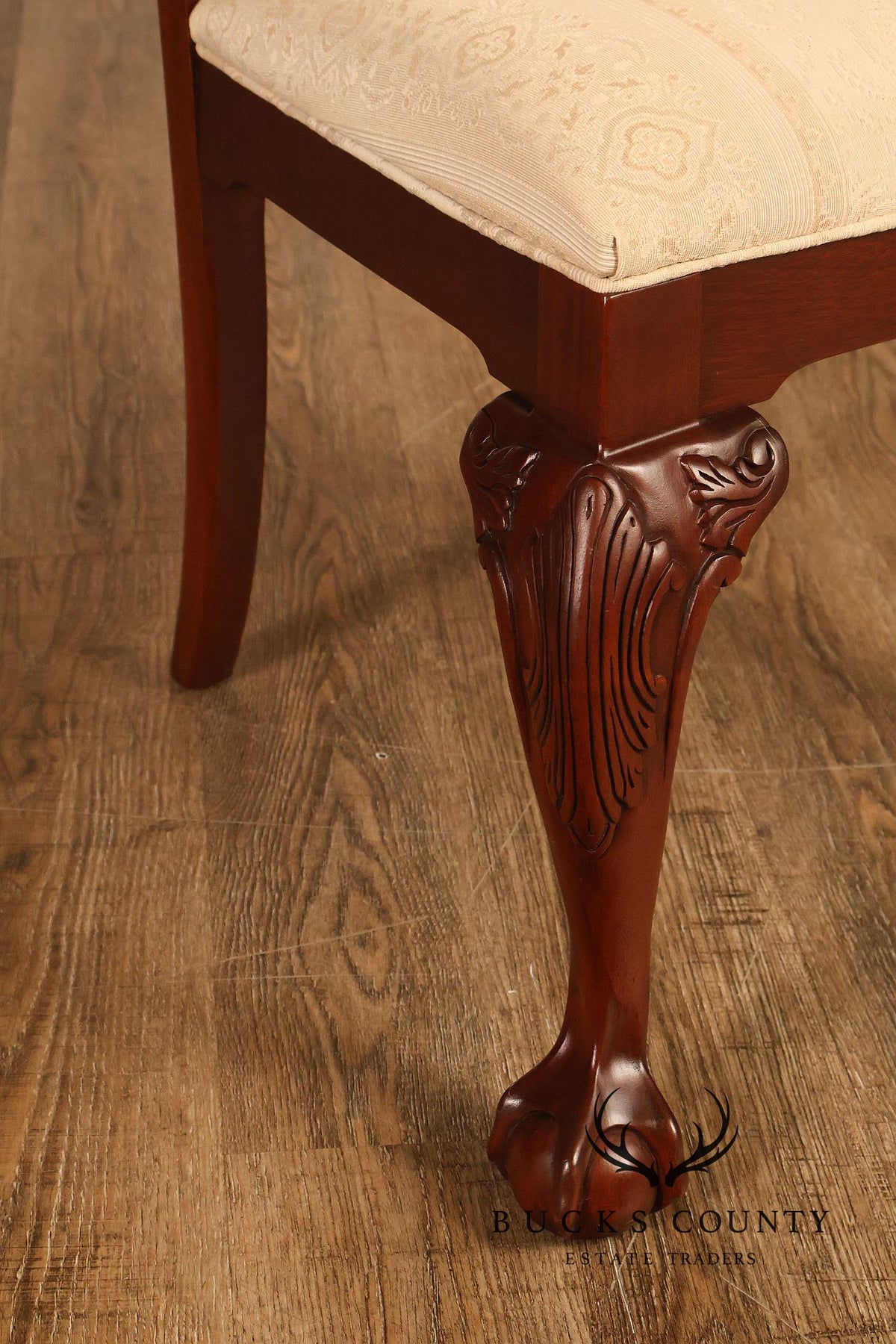 Ethan Allen '18th Century Mahogany' Set of Eight Dining Chairs