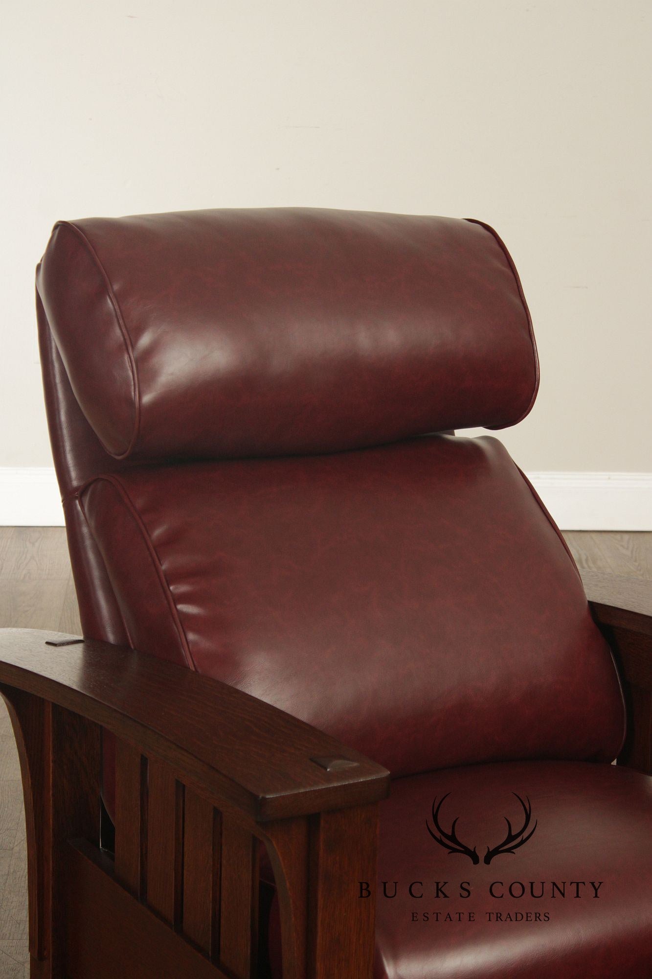 Stickley Mission Collection Pair Of Oak Morris Chair Recliners