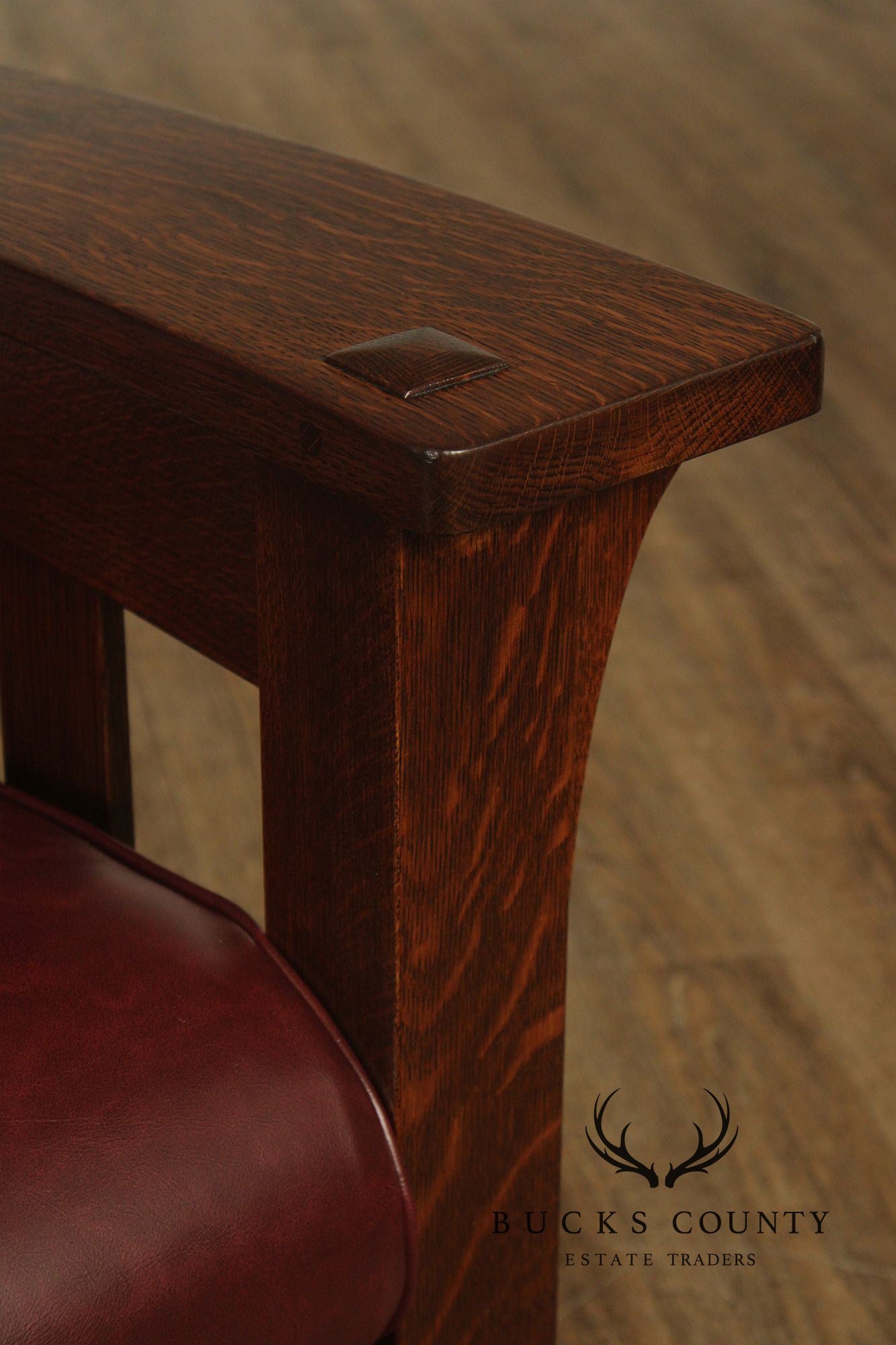 Stickley Mission Collection Pair Of Oak Morris Chair Recliners