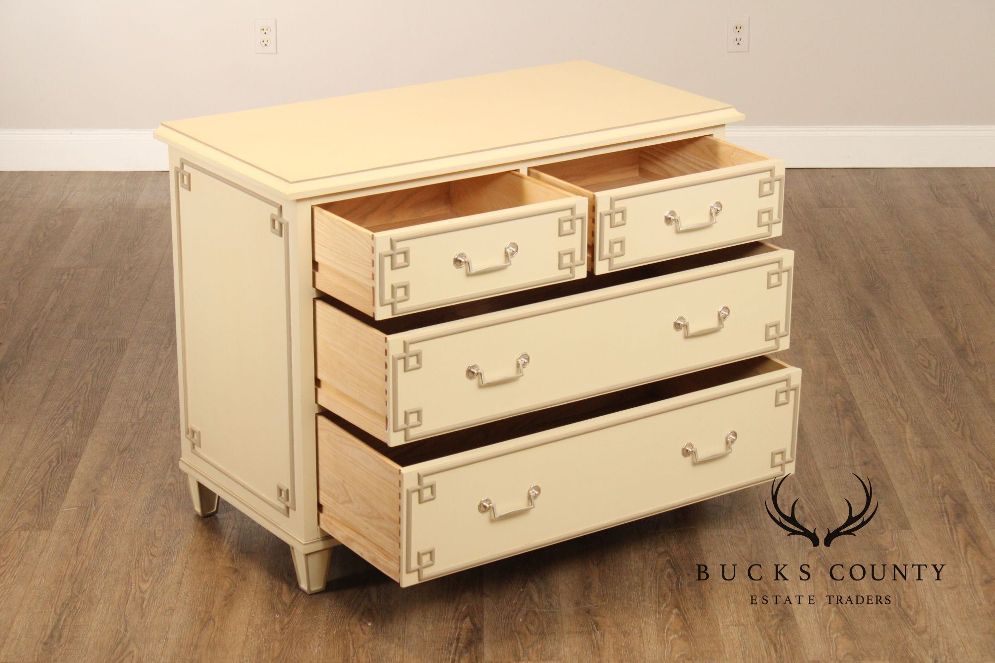 Hickory Chair Historical James River Plantation Painted Chest of Drawers