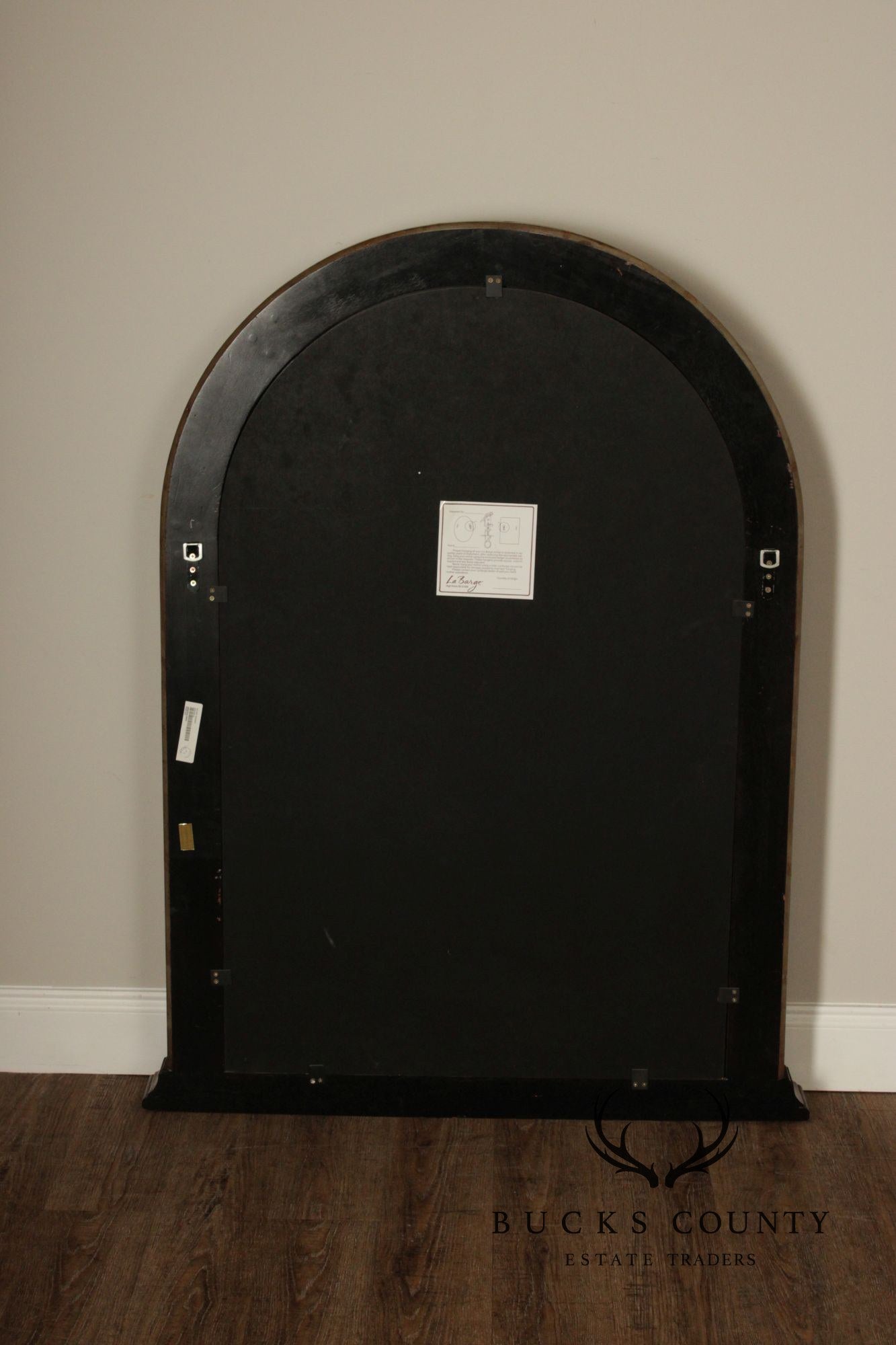 LaBarge Italian Renaissance Style Pair of Arched Wall Mirrors