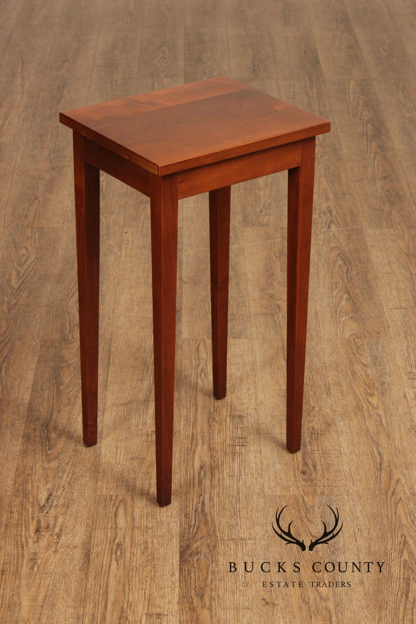 Hepplewhite Style Vintage Set Of Three Walnut Nesting Tables