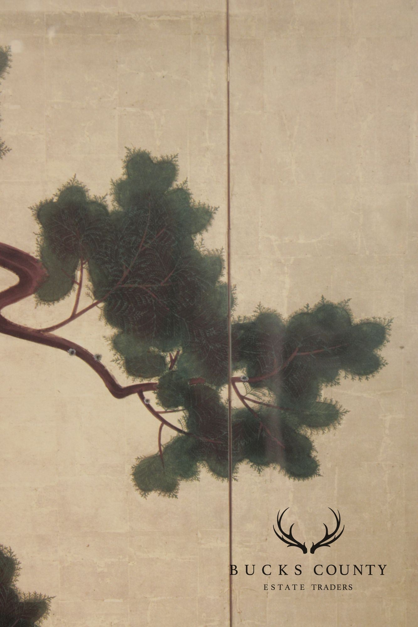 Suzuki Kiitsu Vintage Japanese Print, 'Hinoki Cypress Tree'
