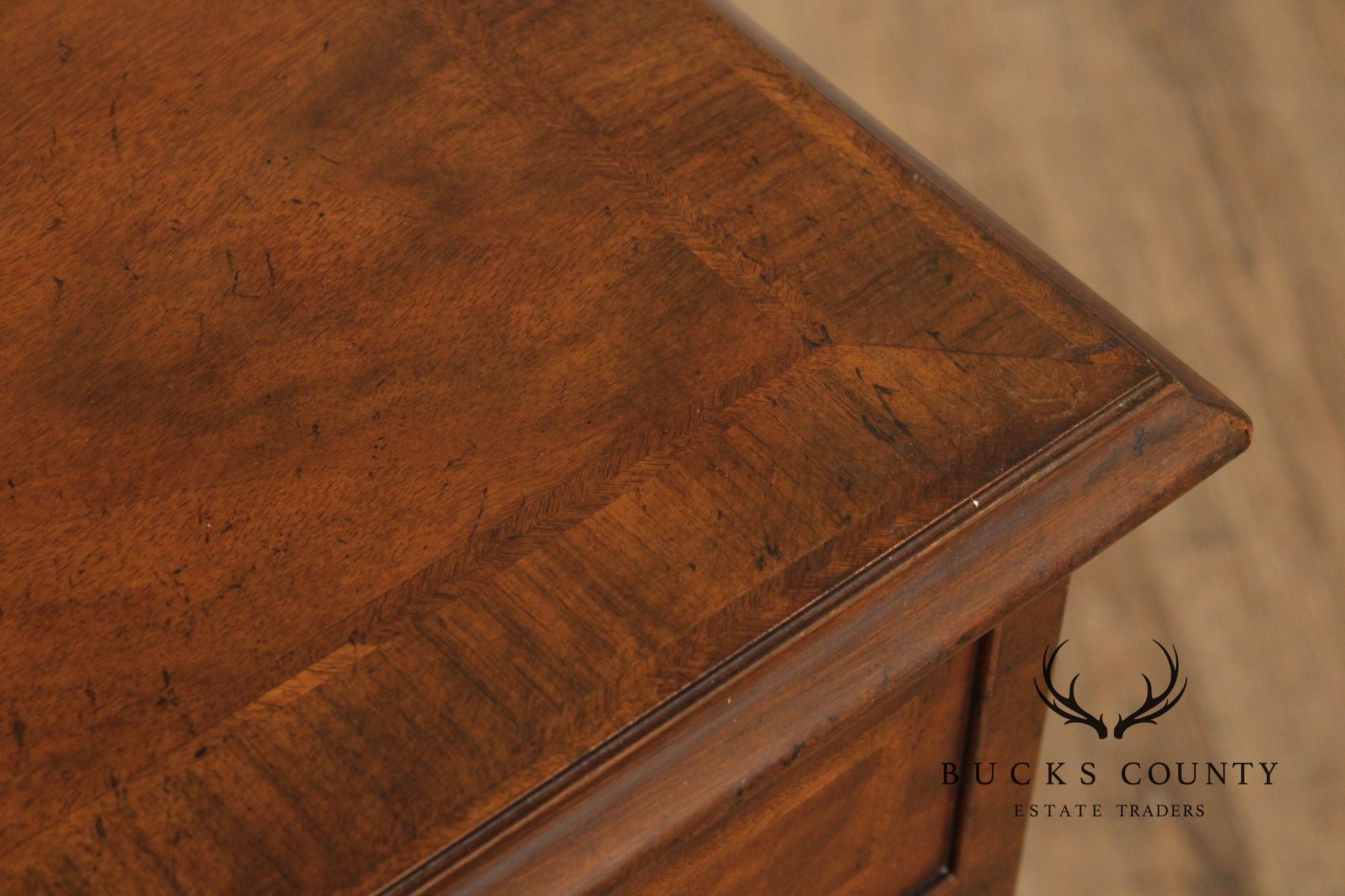 Baker Stately Homes Georgian Style Walnut Chest Of Drawers
