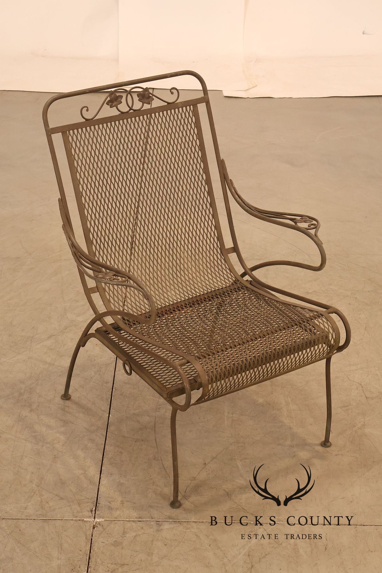 Vintage Salterini Wrought Iron 6 Piece Patio Set