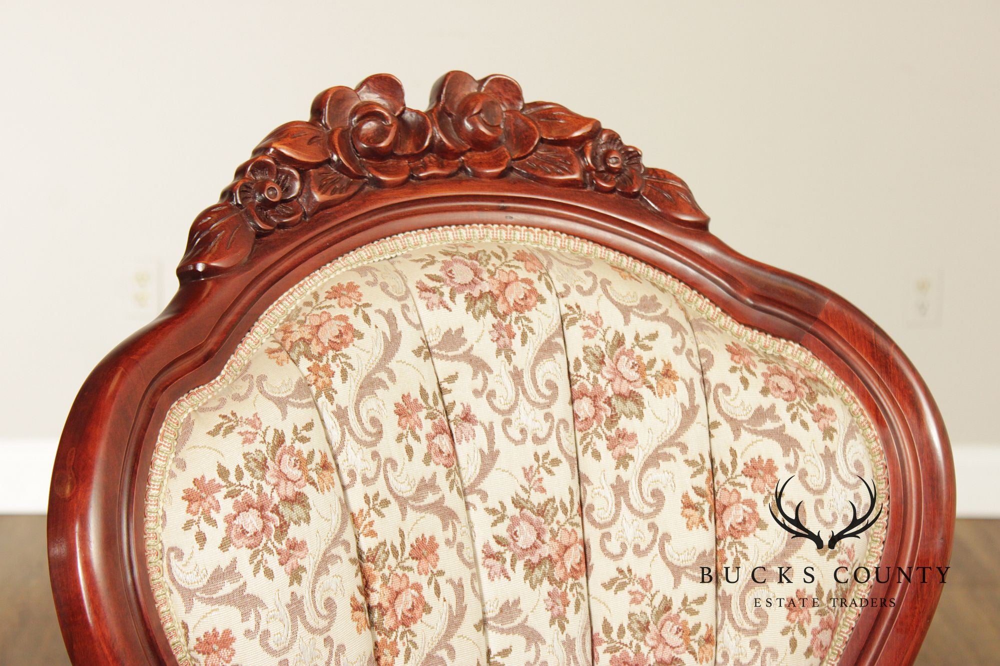 Kimball Furniture Victorian Style Pair of Parlor Armchairs