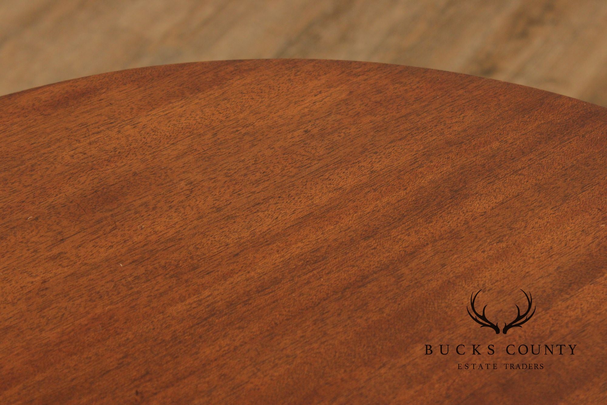 Regency Style 1940's Vintage Mahogany Drum Table