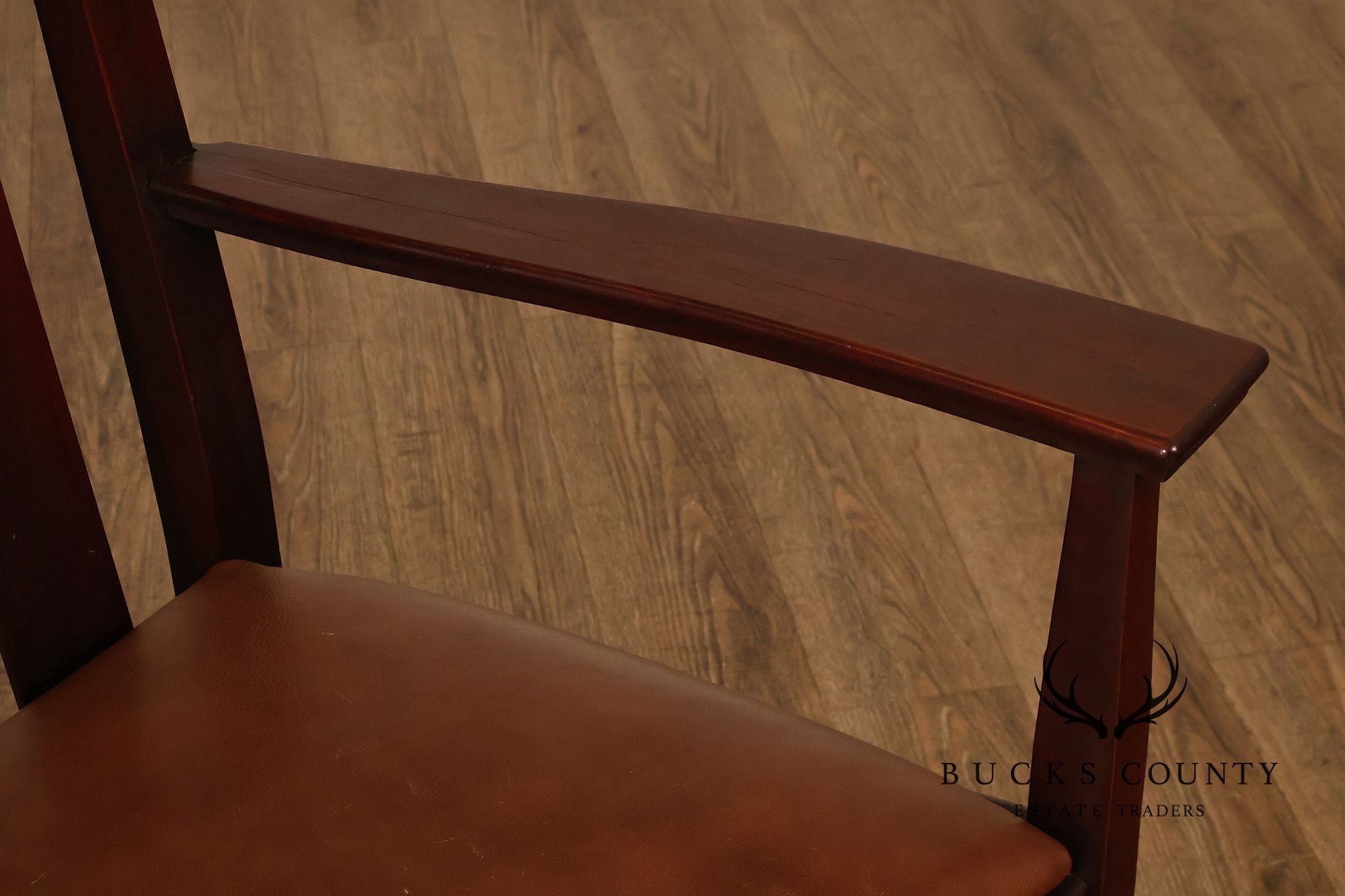 Stickley Brothers Rare Antique Inlaid Mahogany Settee