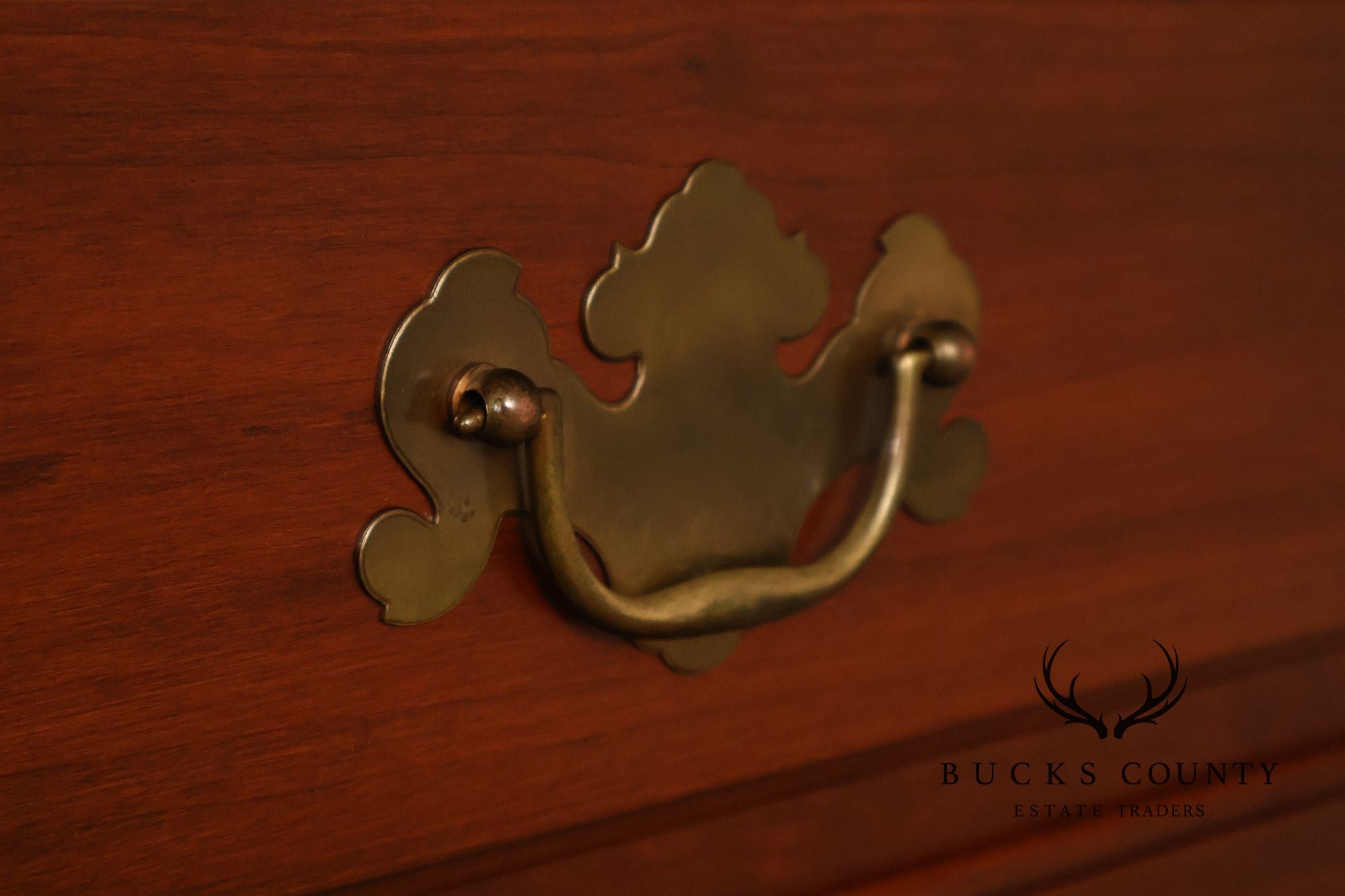 Henkel Harris Chippendale Style Cherry Tall Chest