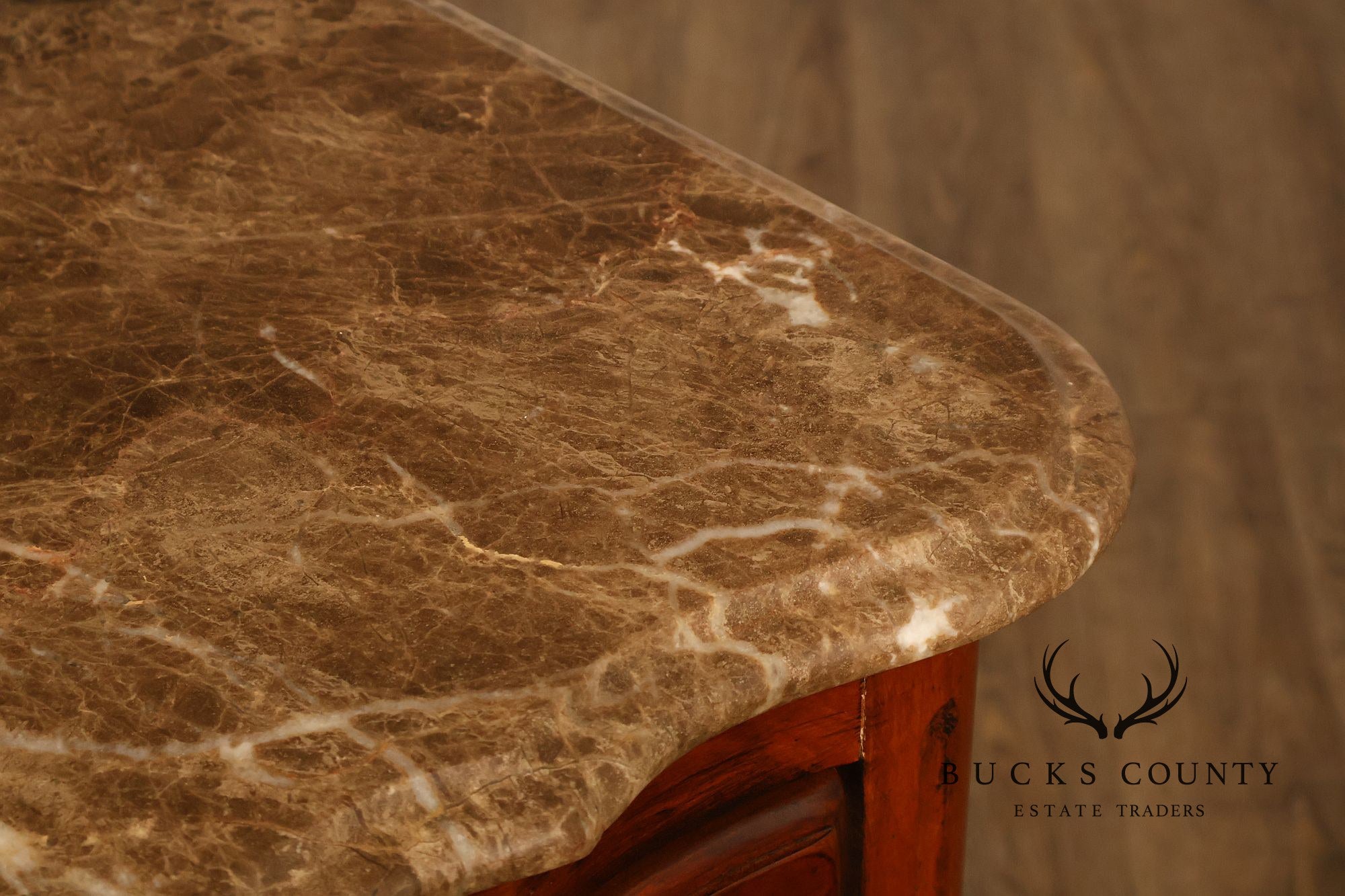 Century Furniture French Provincial Style Marble Top Chest