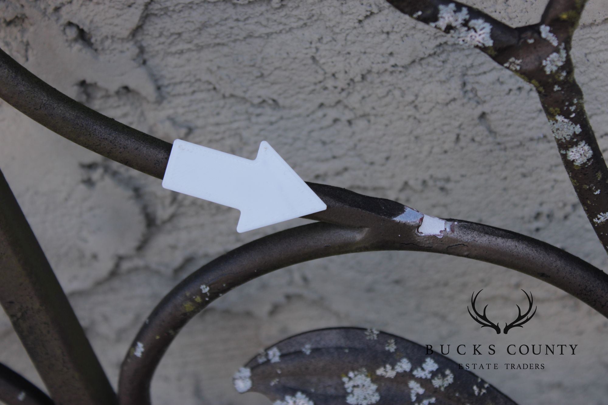 Vintage Pair Of Wrought Iron Decorative Garden Panels