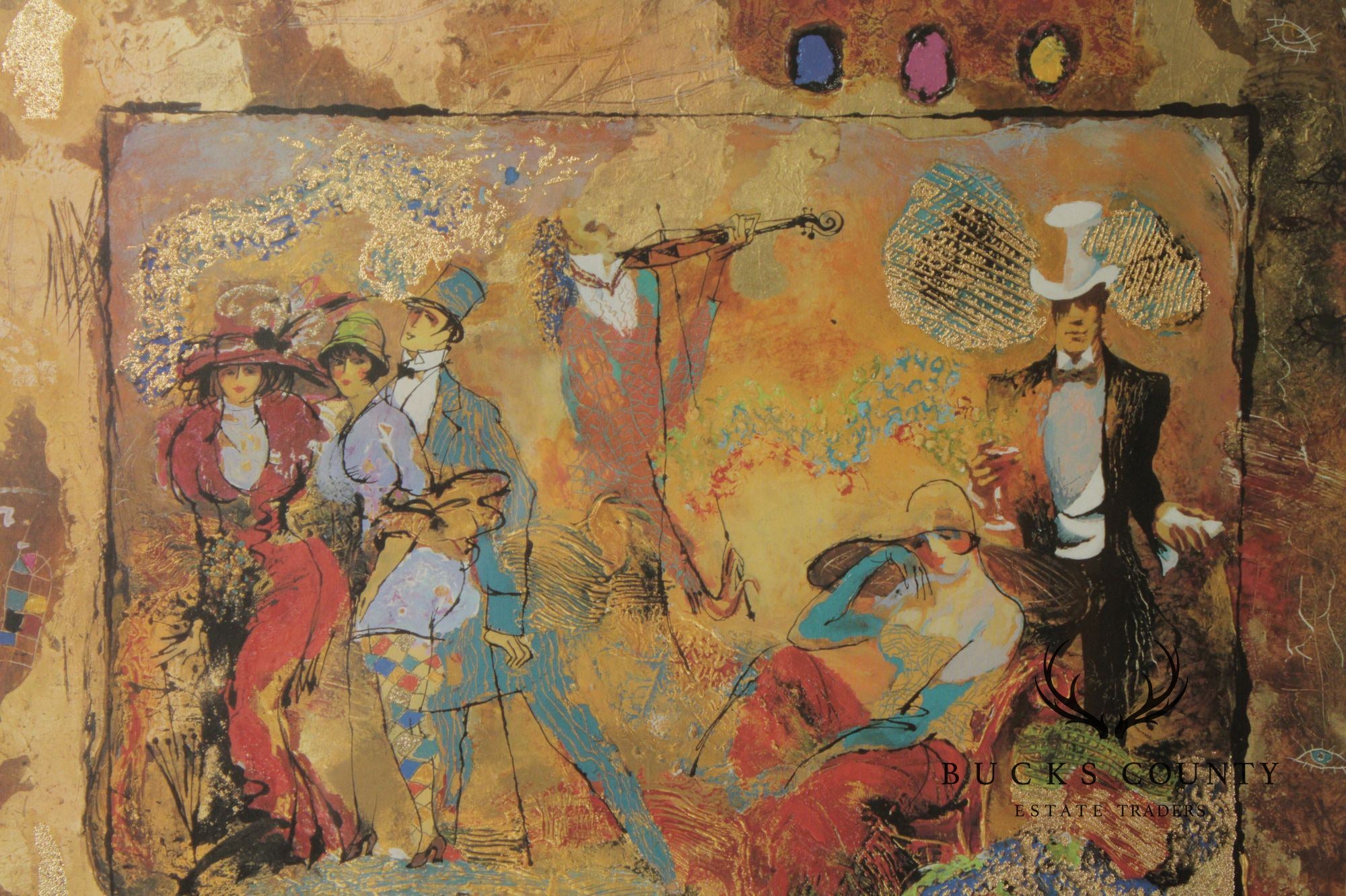 Alexander Wissotzky Framed Print, 'Golden Sonata'