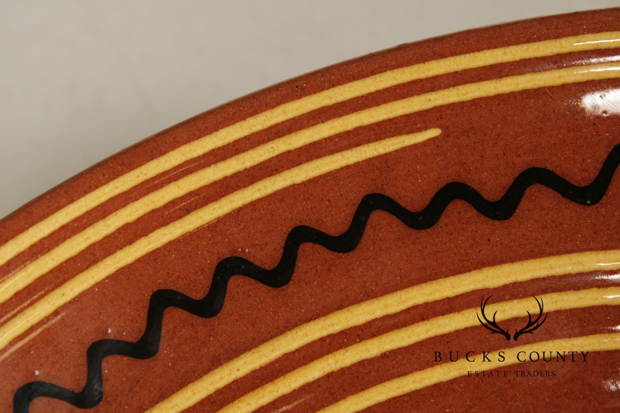 Breininger Pottery Pennsylvania Dutch Redware Charger