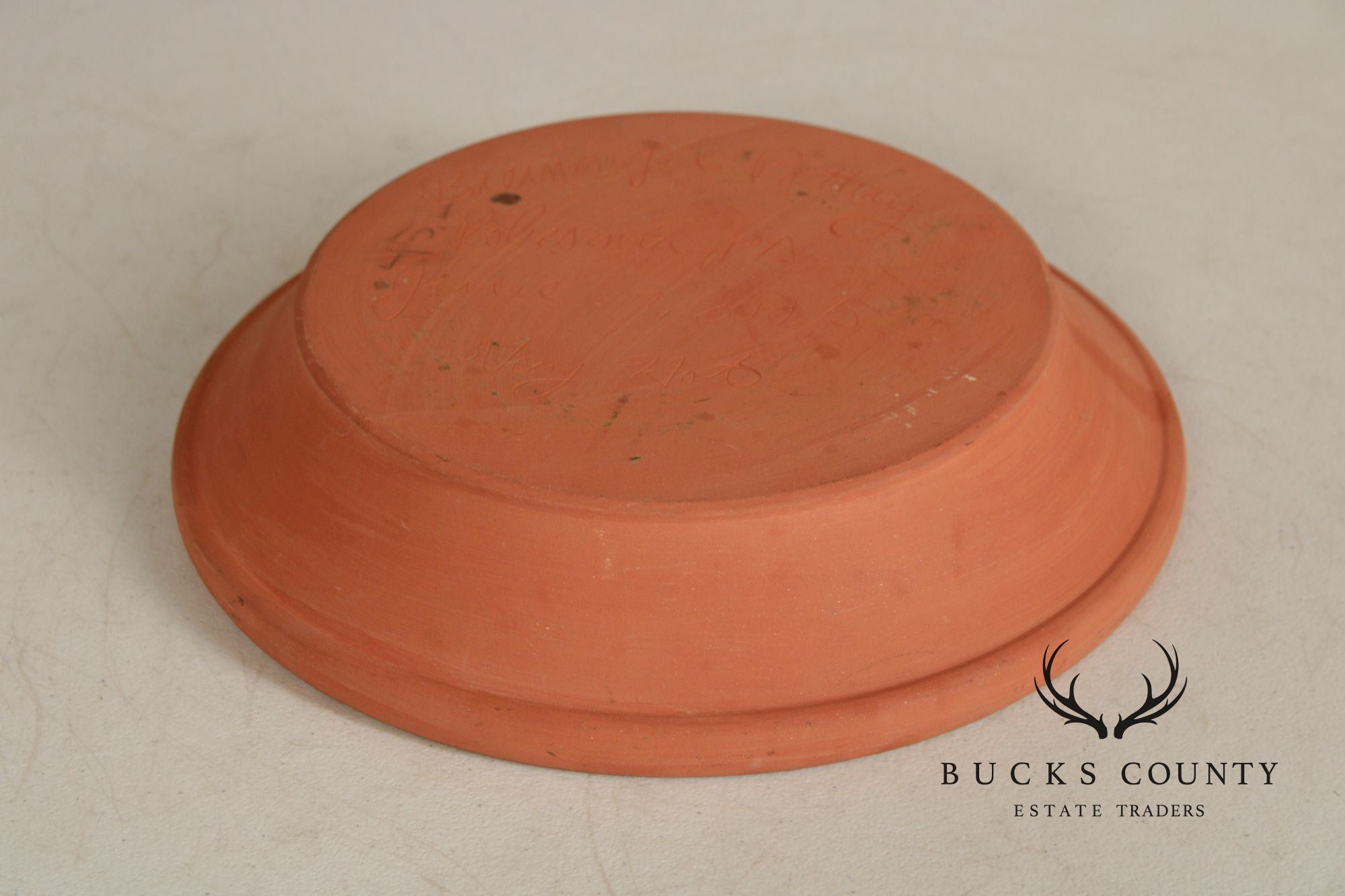 Breininger Pottery Pennsylvania Dutch Redware Charger