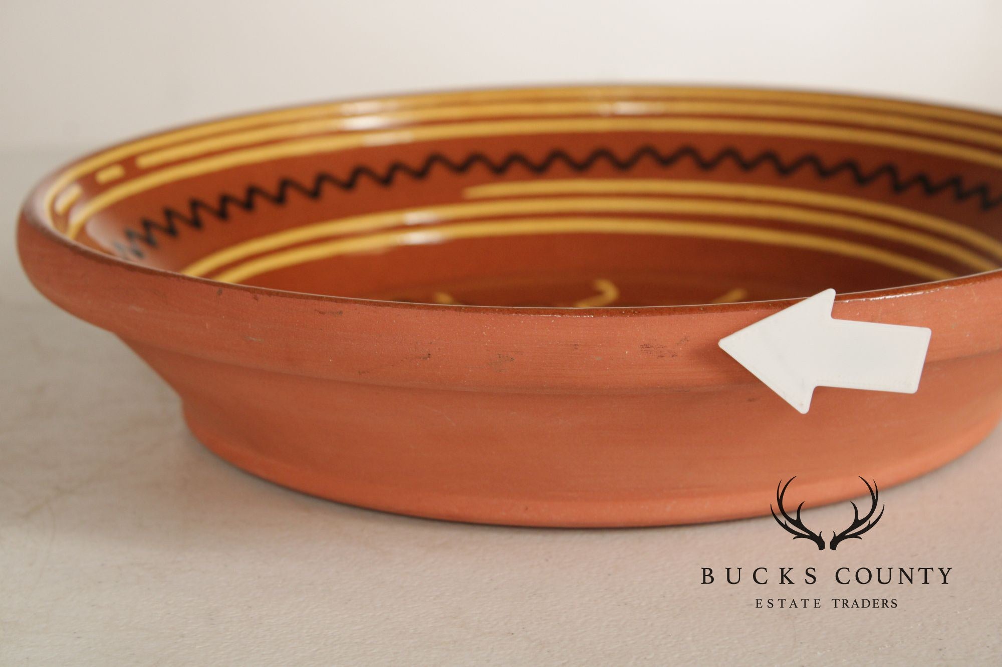 Breininger Pottery Pennsylvania Dutch Redware Charger