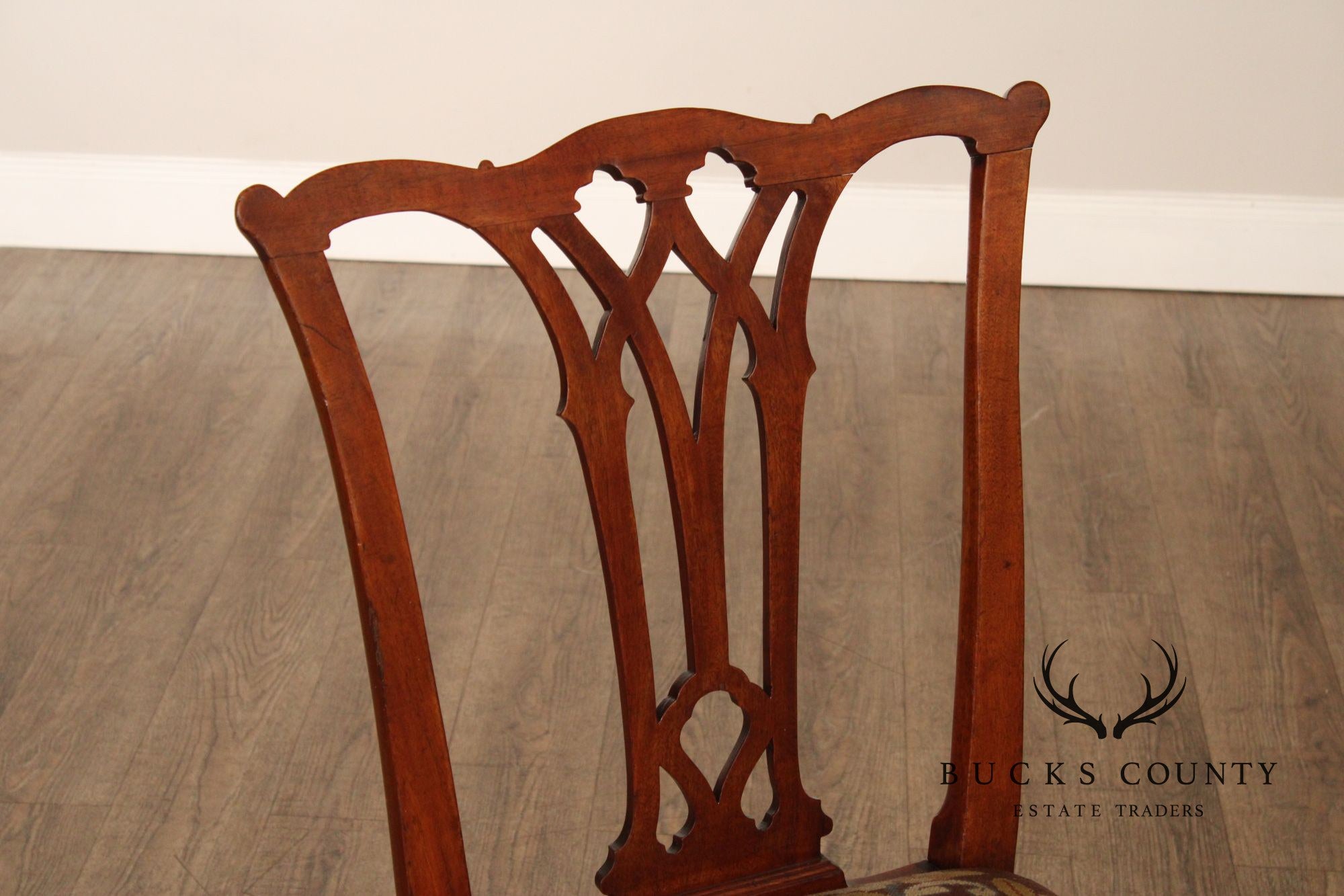 Antique Chippendale Style Mahogany Side Chair