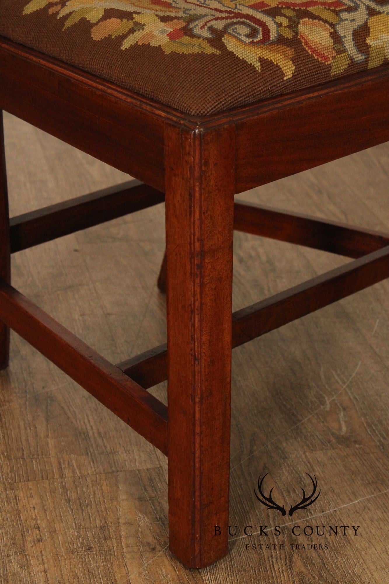 Antique Chippendale Style Mahogany Side Chair
