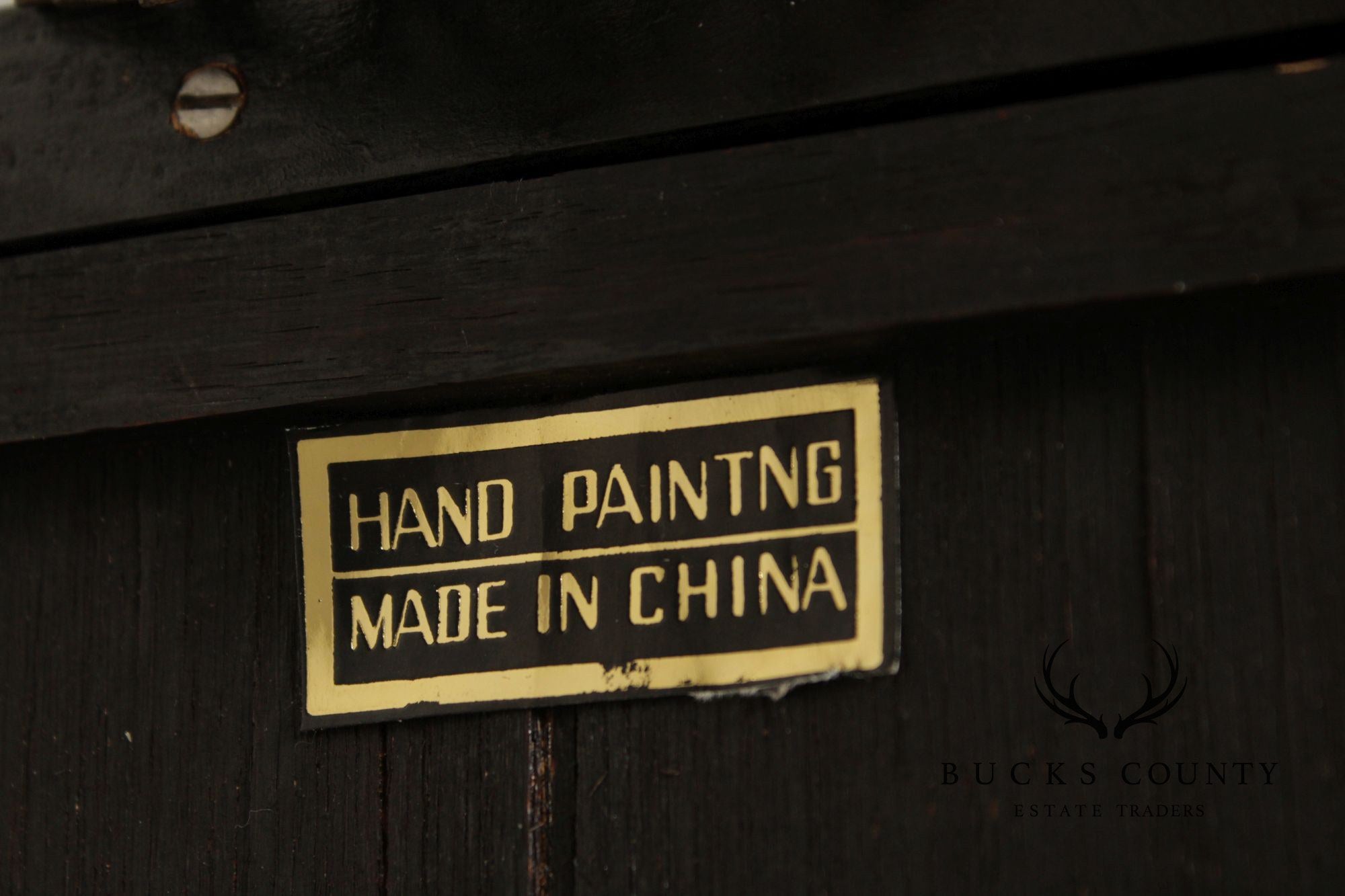 Chinese Pair of Reverse-Painted Glass Ancestral Portraits