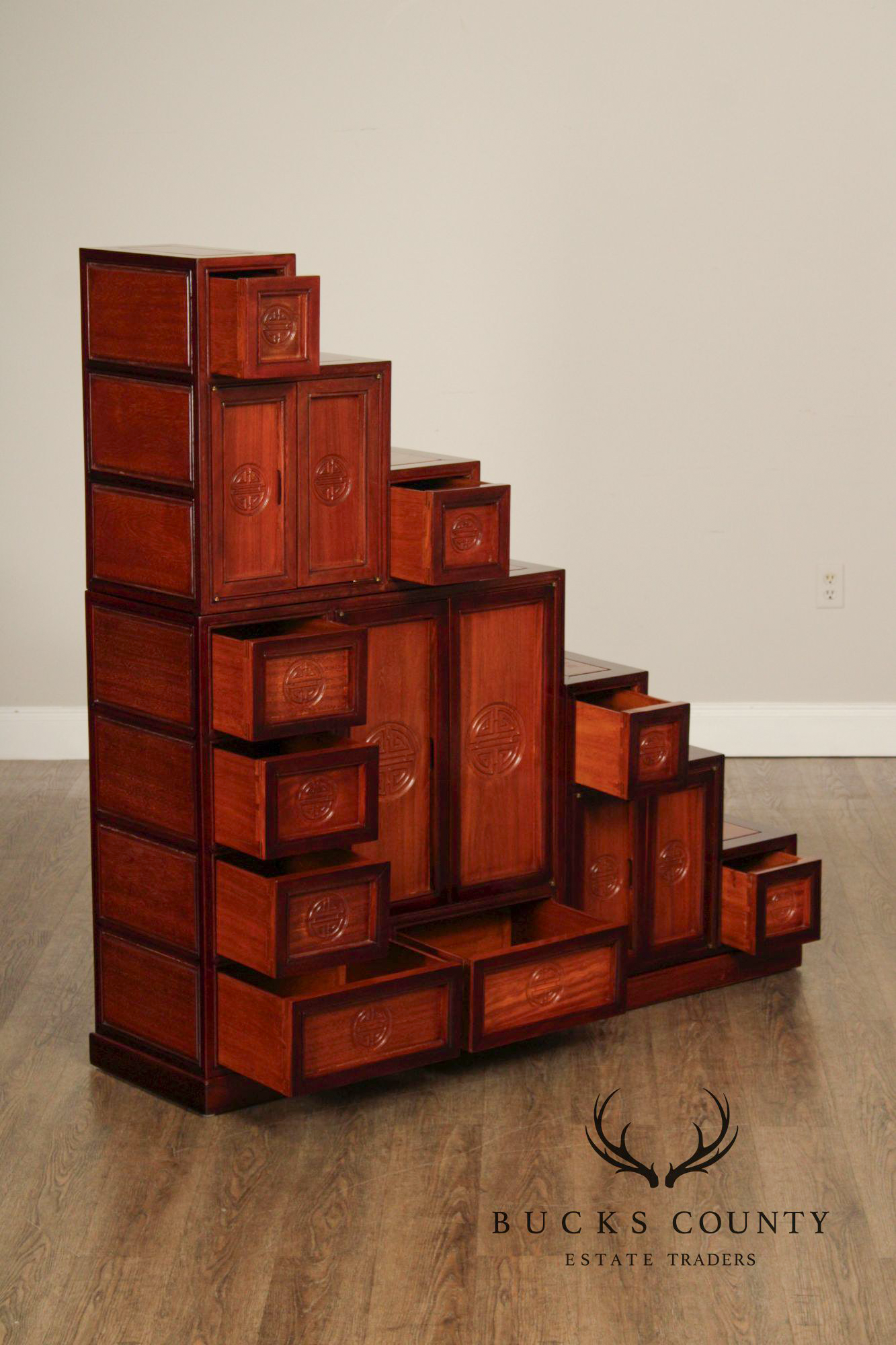 Vintage Japanese Step Tansu