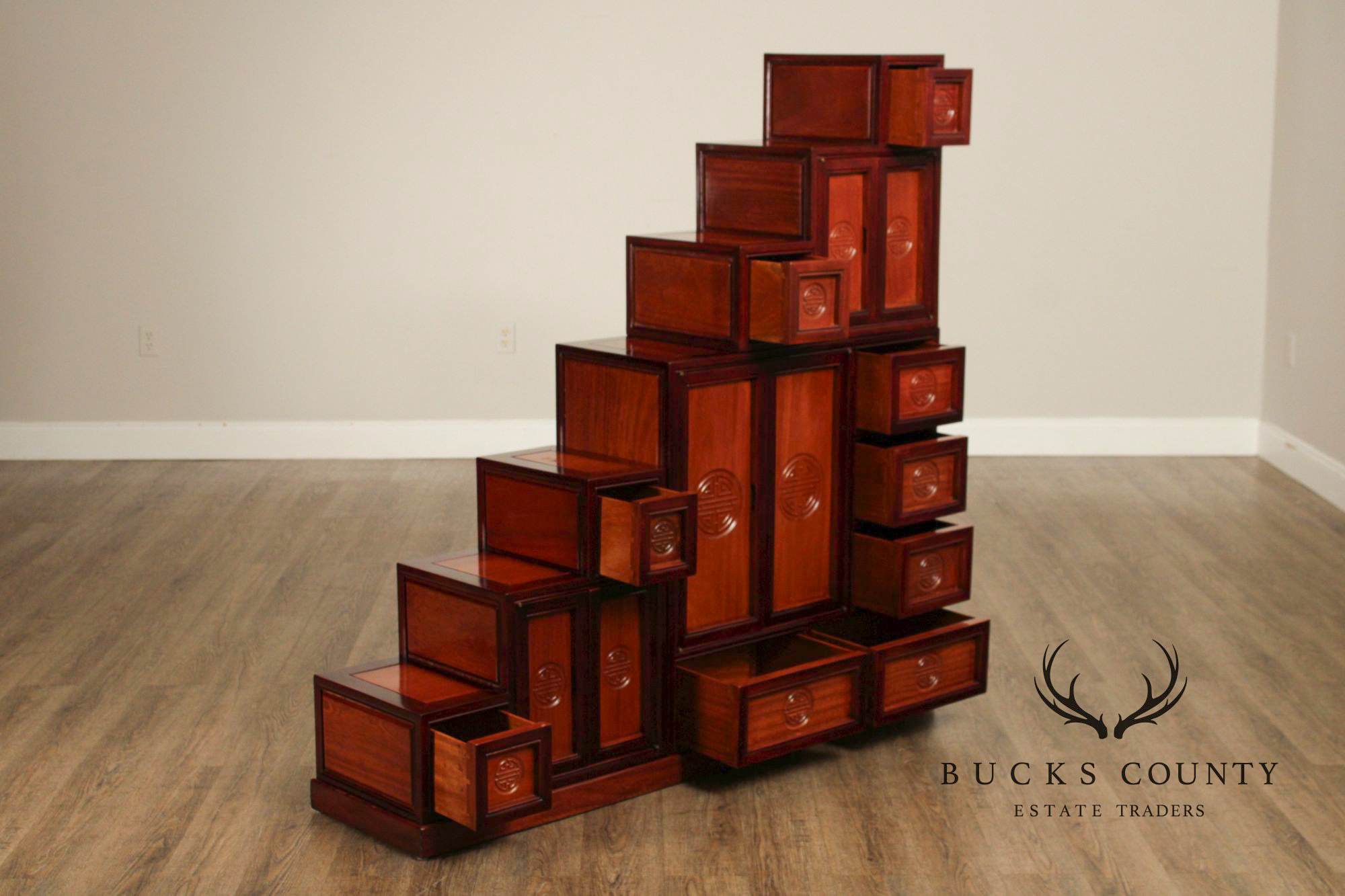 Vintage Japanese Step Tansu