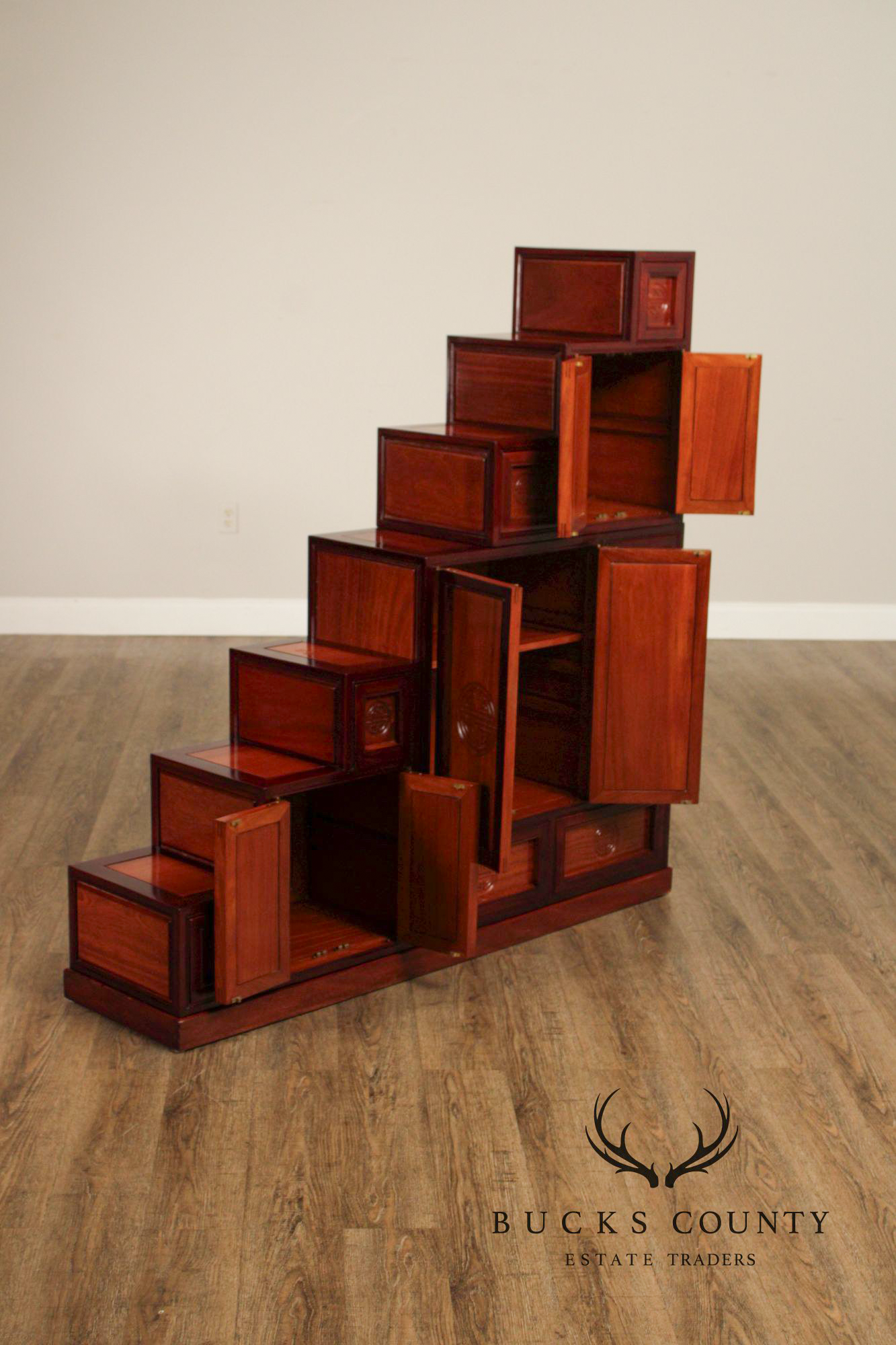 Vintage Japanese Step Tansu