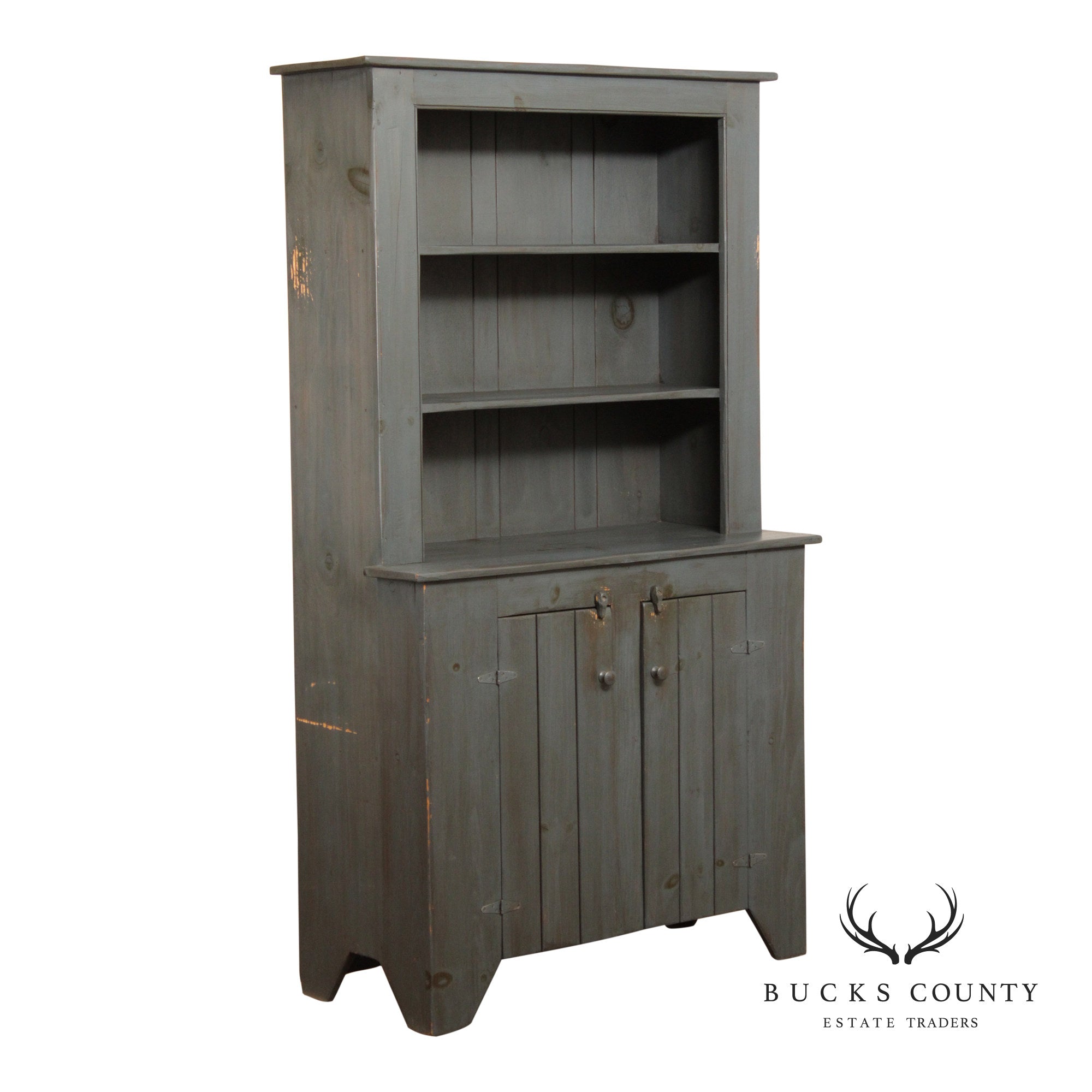 Benchmade Farmhouse Style Painted Hutch