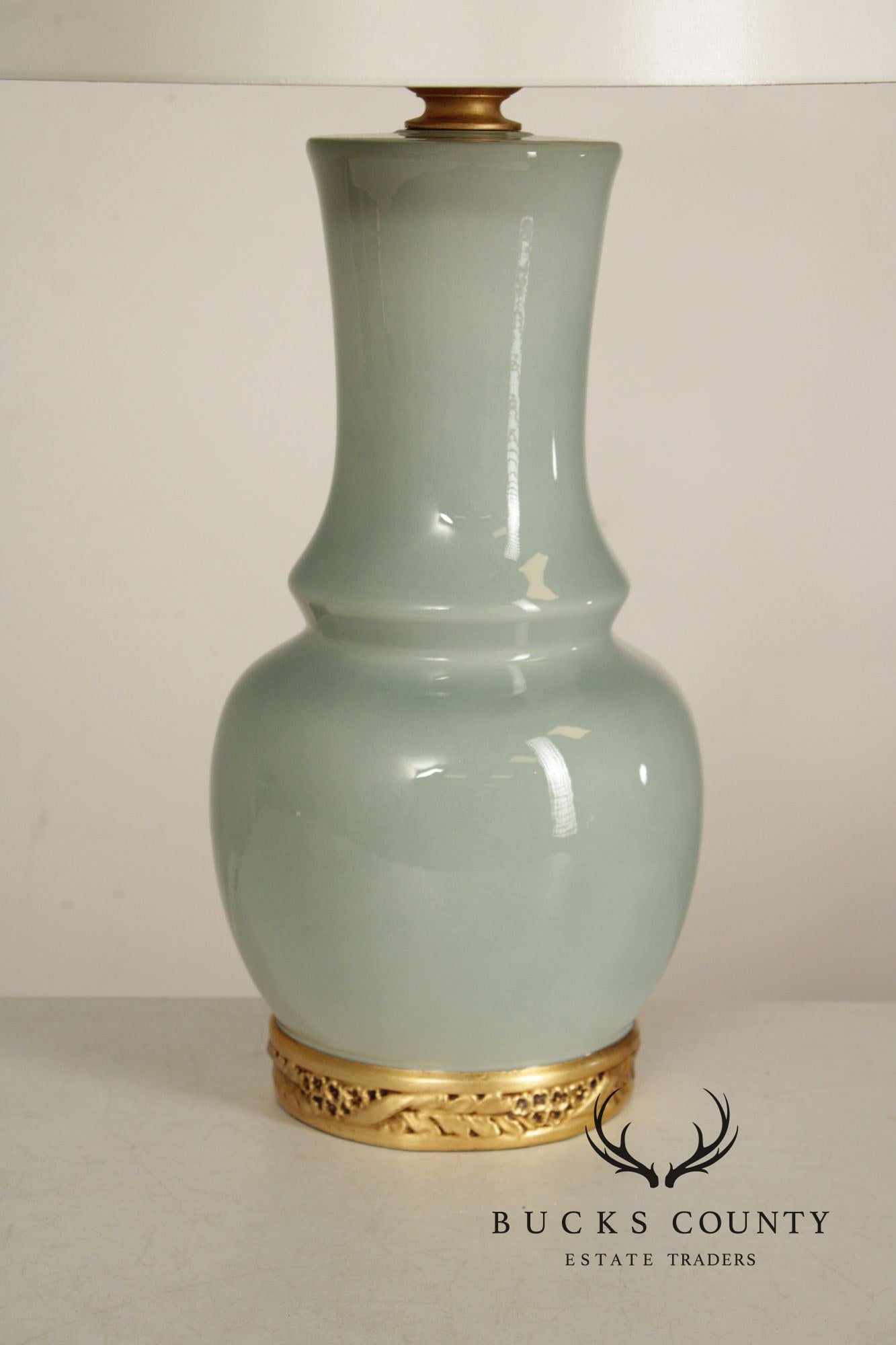 Bradburn Home 'Wyndham Blue' Porcelain Table Lamp