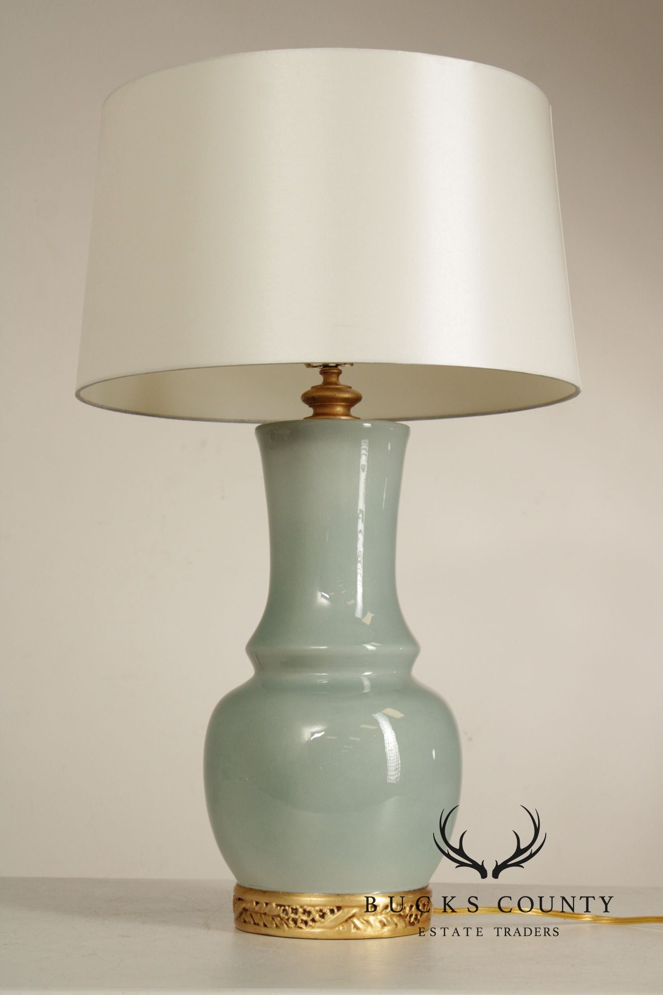 Bradburn Home 'Wyndham Blue' Porcelain Table Lamp