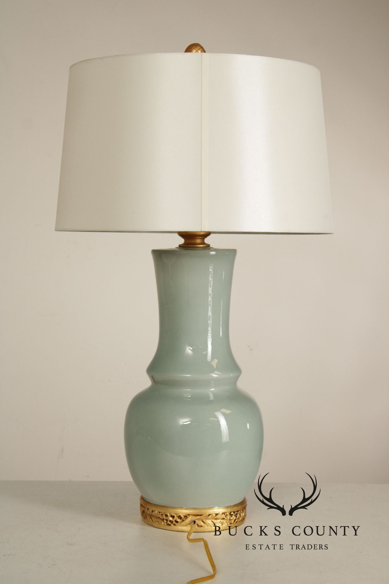 Bradburn Home 'Wyndham Blue' Porcelain Table Lamp