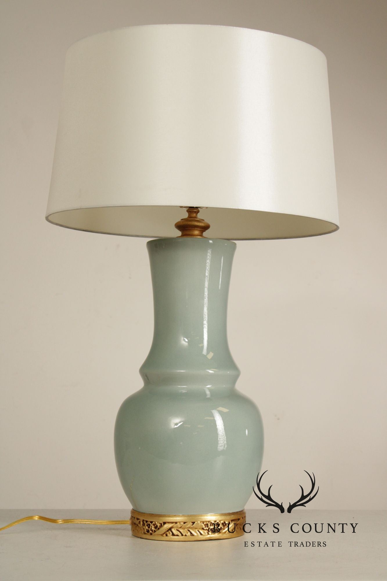 Bradburn Home 'Wyndham Blue' Porcelain Table Lamp