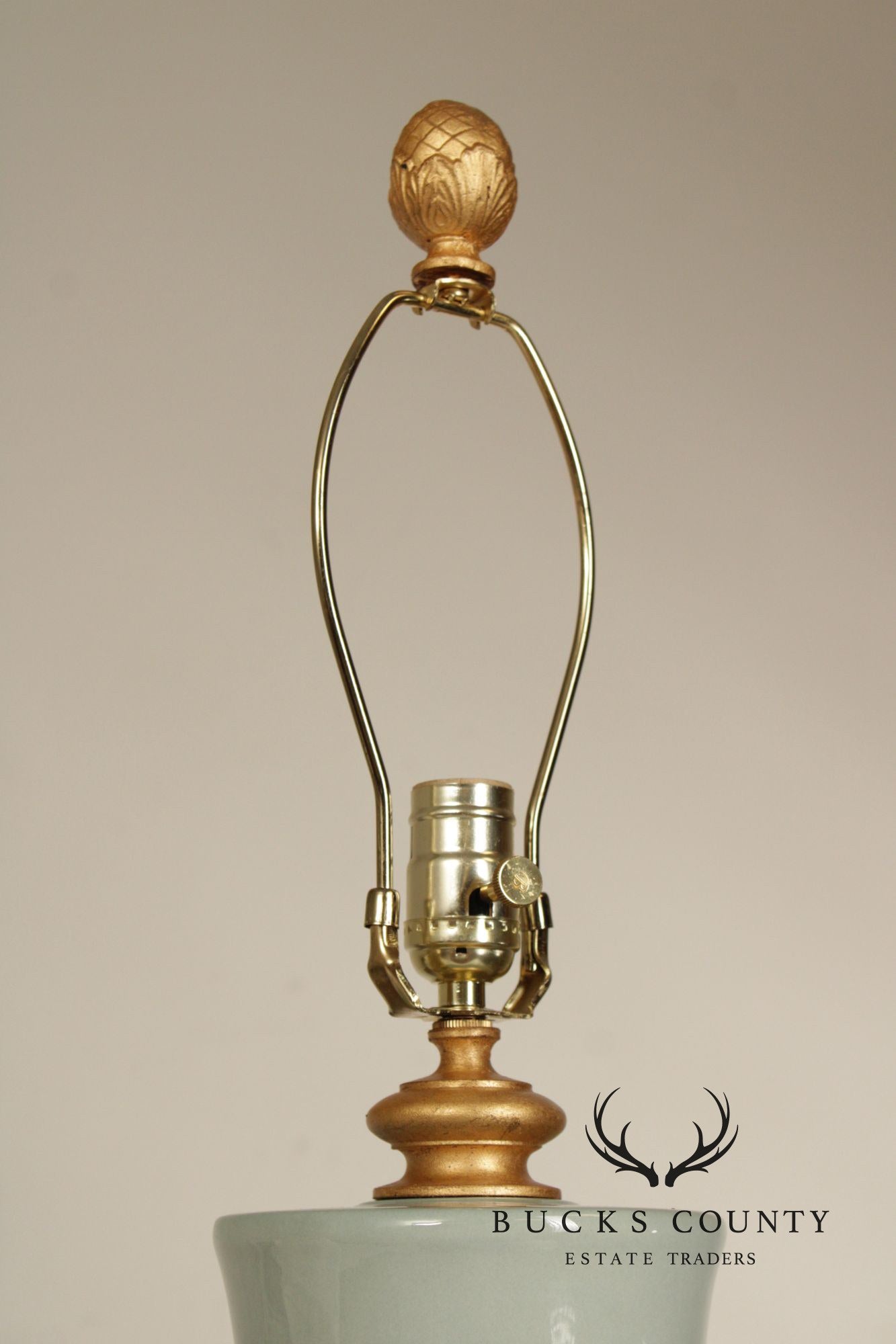 Bradburn Home 'Wyndham Blue' Porcelain Table Lamp