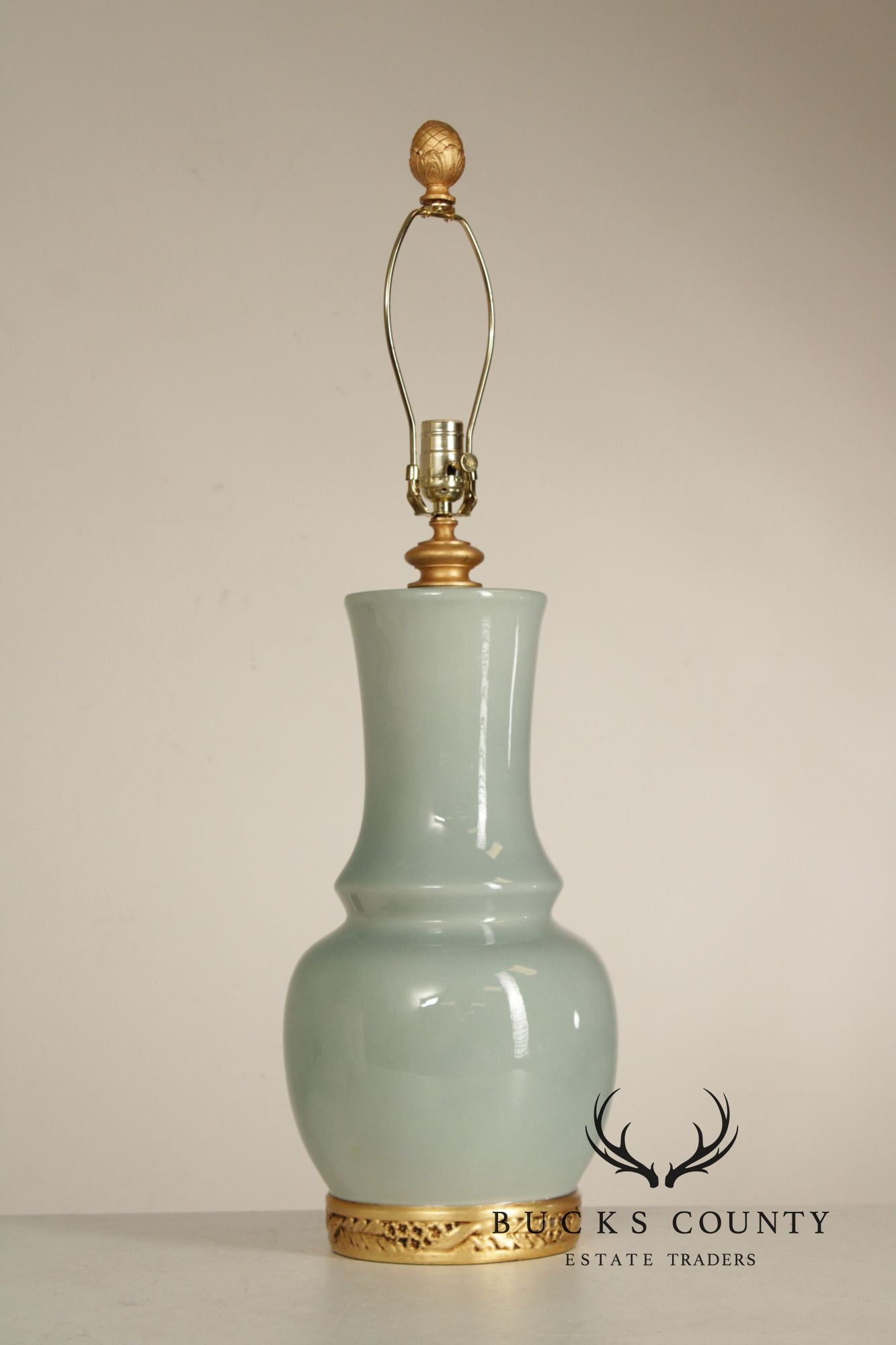 Bradburn Home 'Wyndham Blue' Porcelain Table Lamp