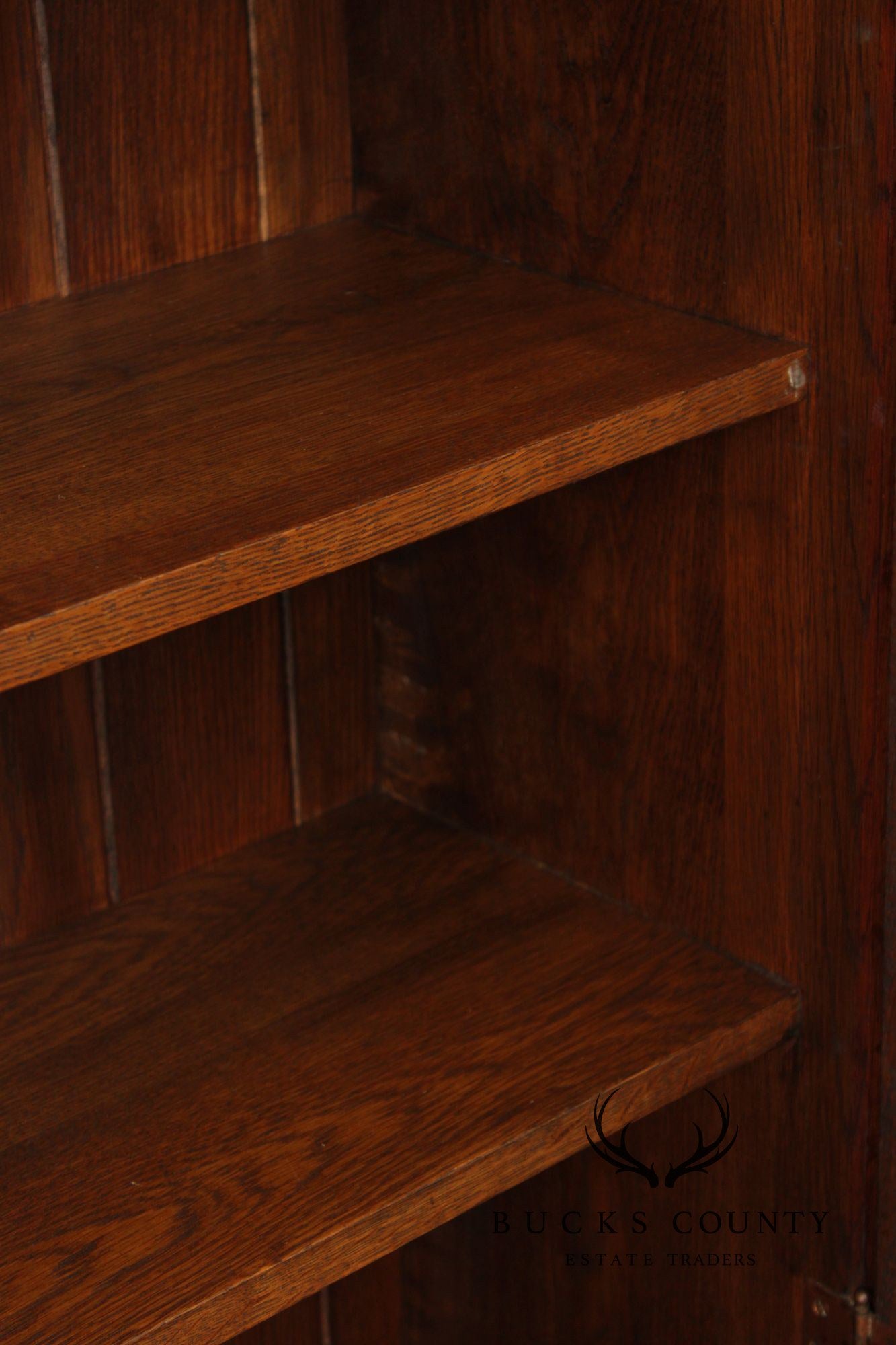 L. & J.G. Stickley Antique Mission Oak Two-Door Bookcase