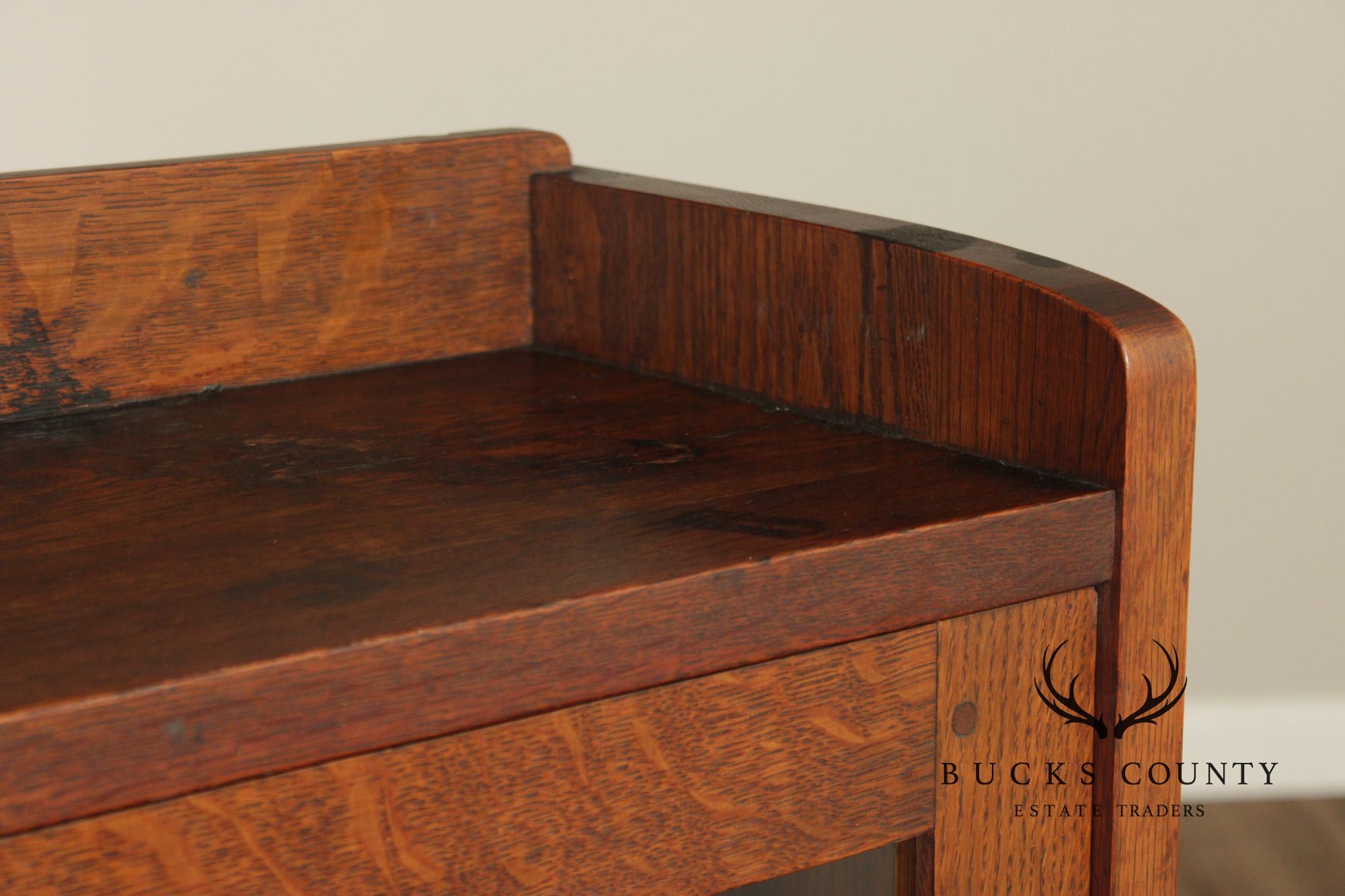 L. & J.G. Stickley Antique Mission Oak Two-Door Bookcase