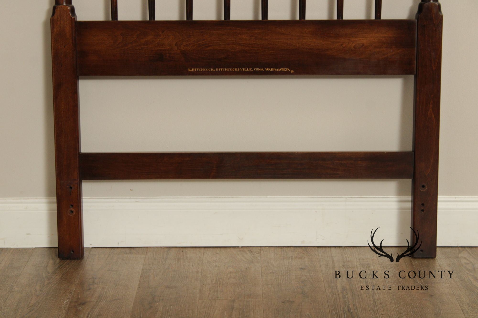 Hitchcock Early American Style Spindle Twin Headboard