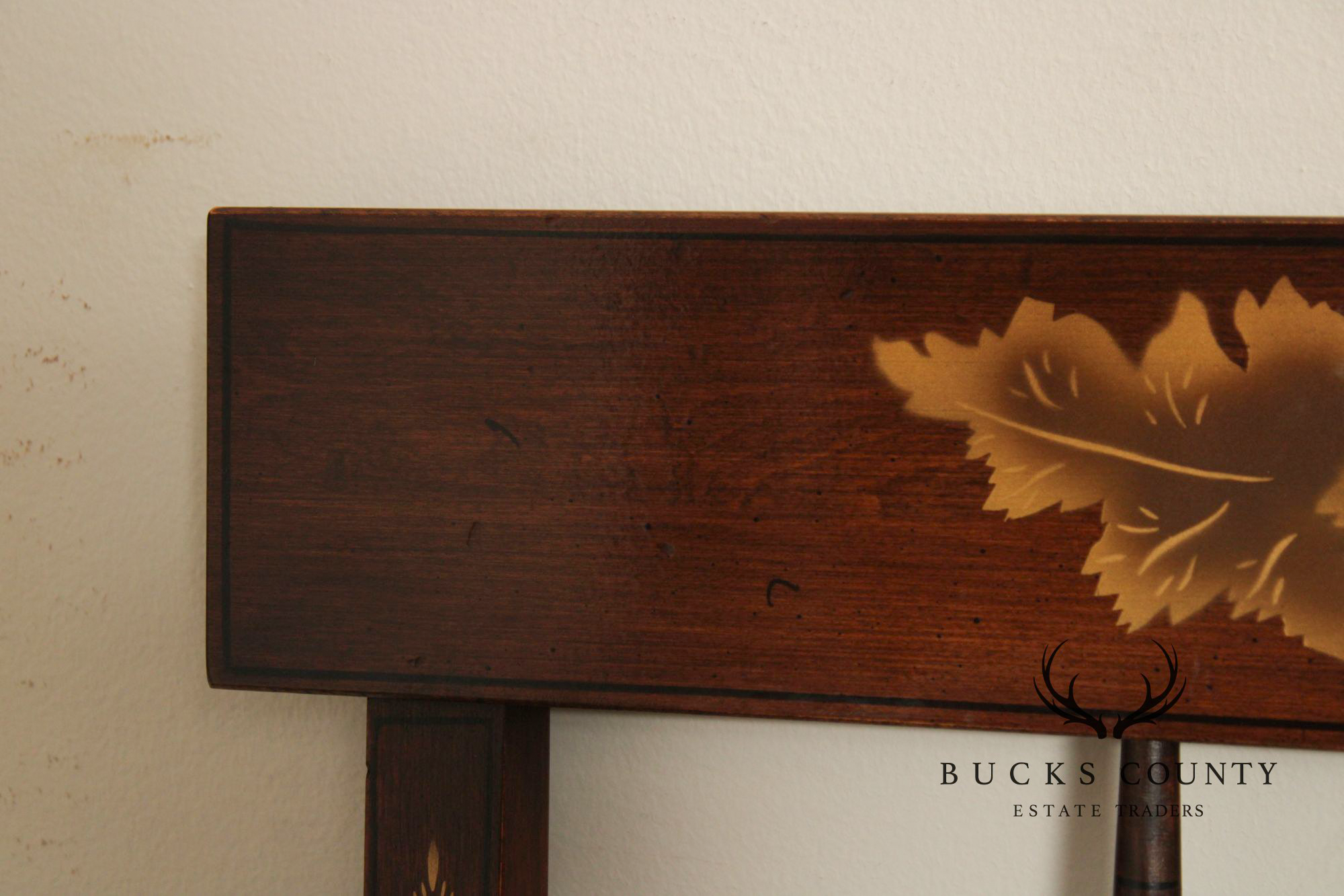 Hitchcock Early American Style Spindle Twin Headboard