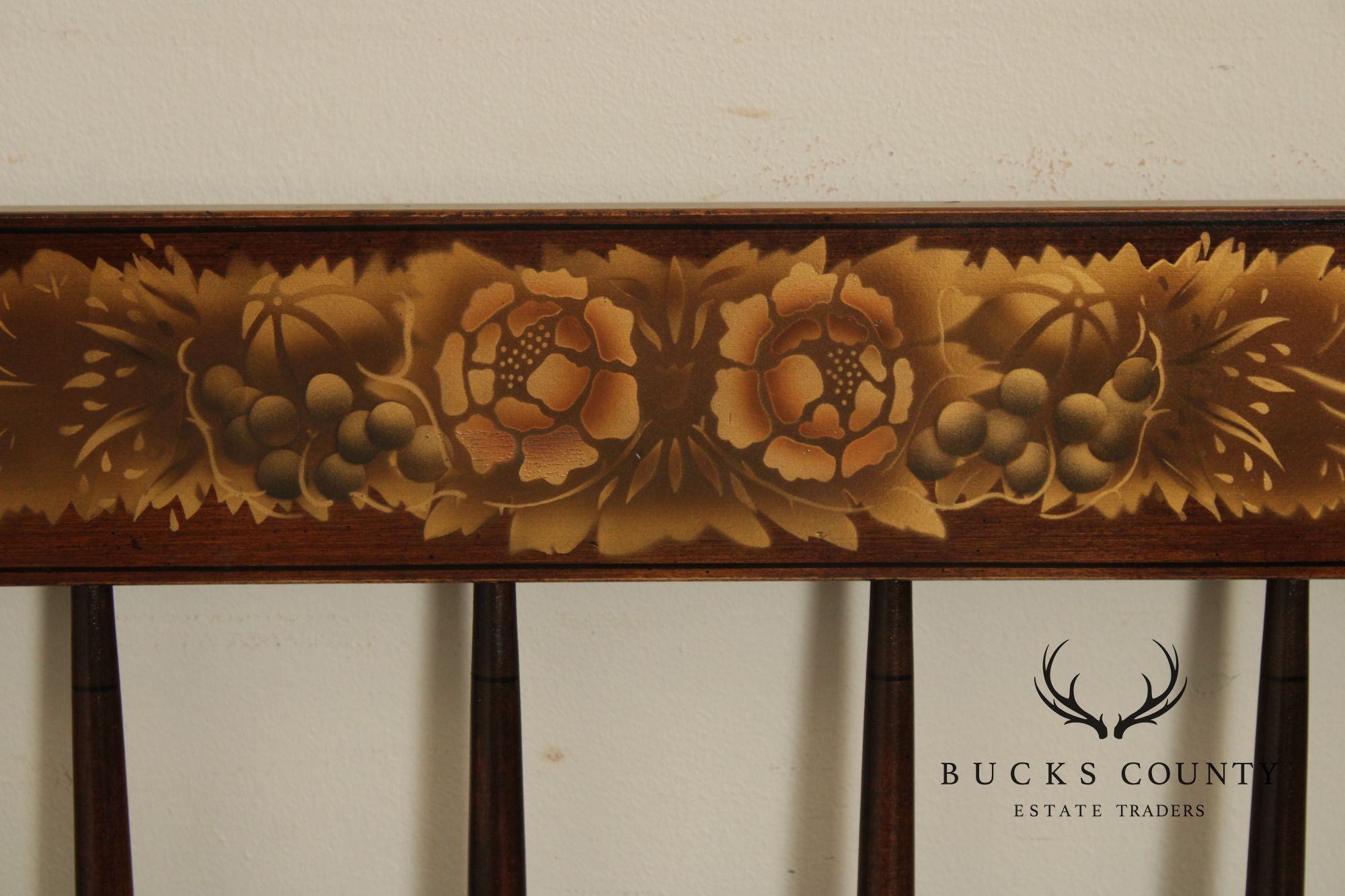 Hitchcock Early American Style Spindle Twin Headboard
