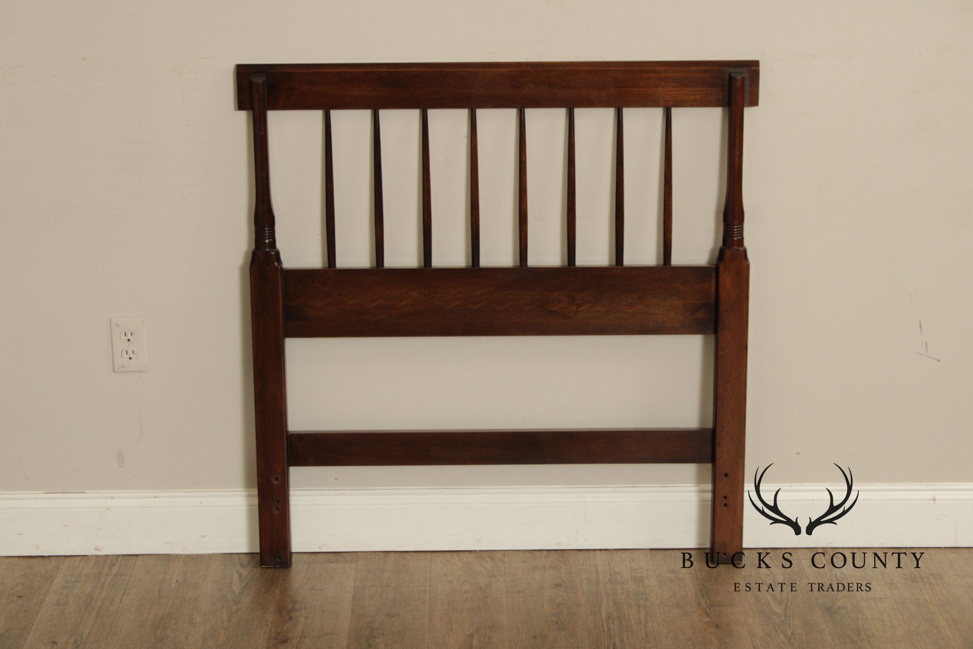 Hitchcock Early American Style Spindle Twin Headboard