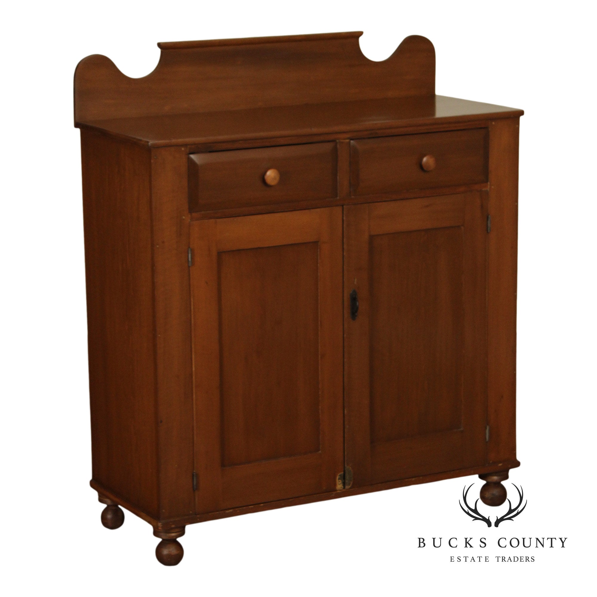 Antique Country Style Jelly Cupboard With Two Drawers