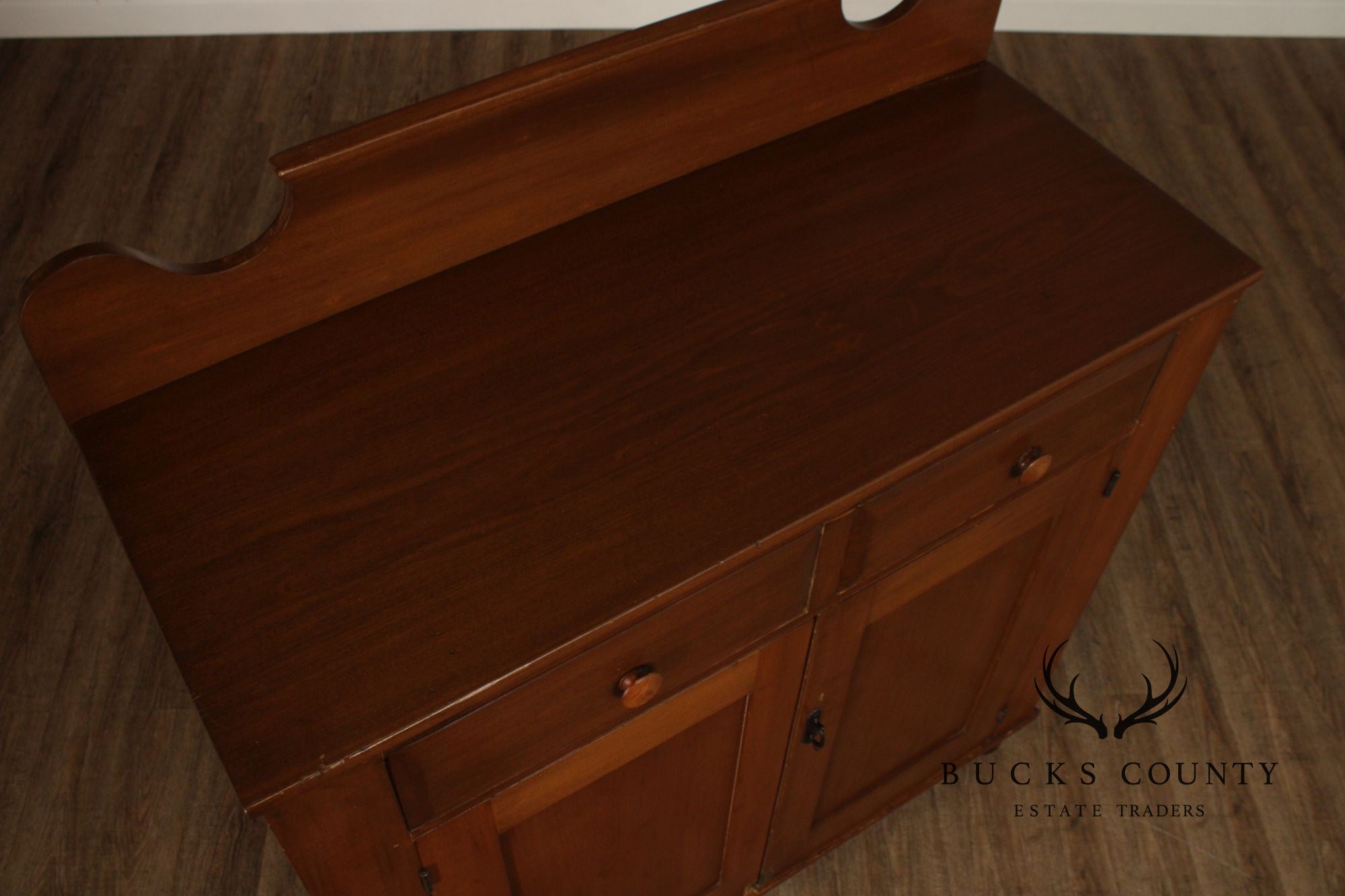 Antique Country Style Jelly Cupboard With Two Drawers