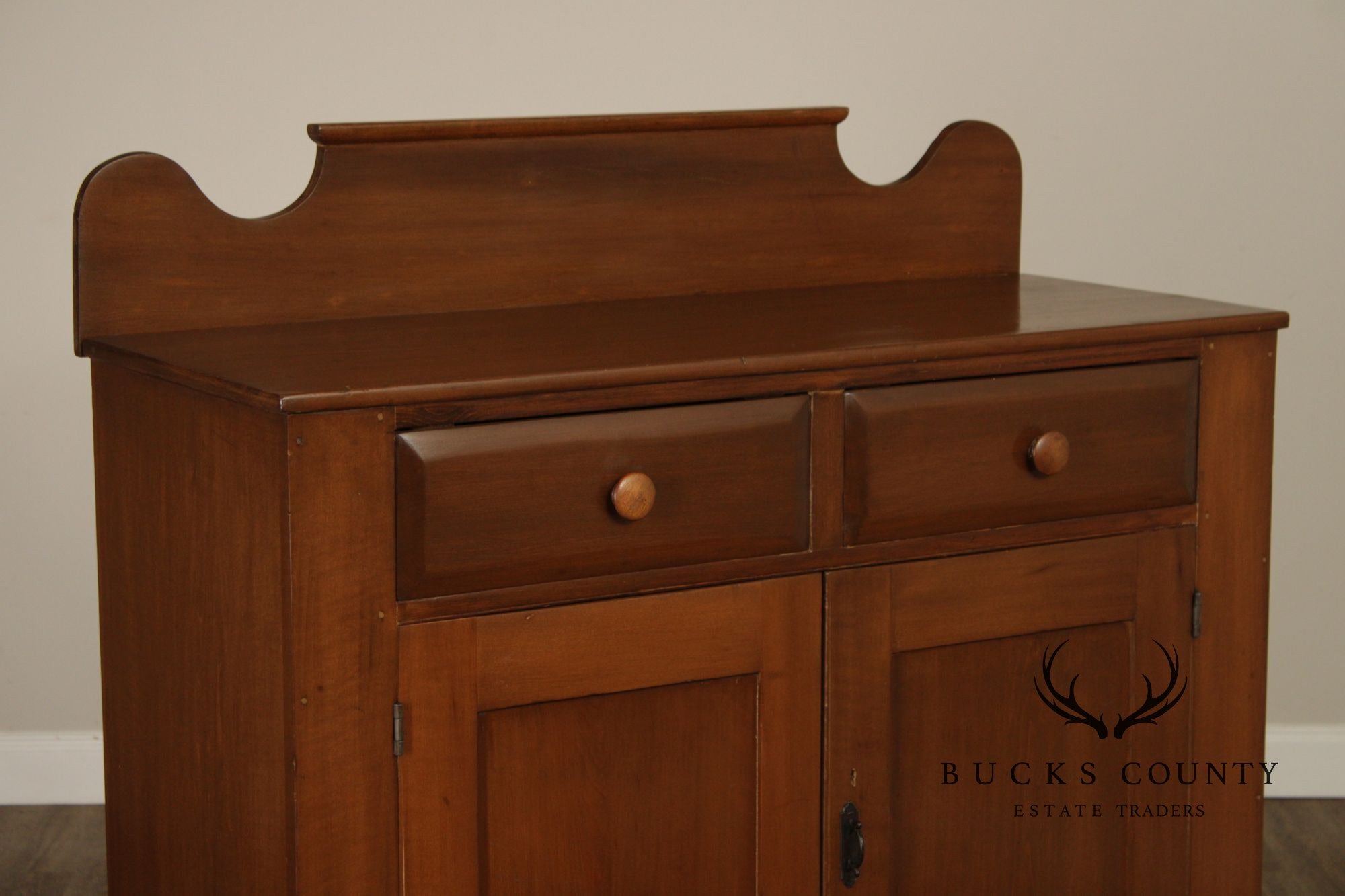 Antique Country Style Jelly Cupboard With Two Drawers