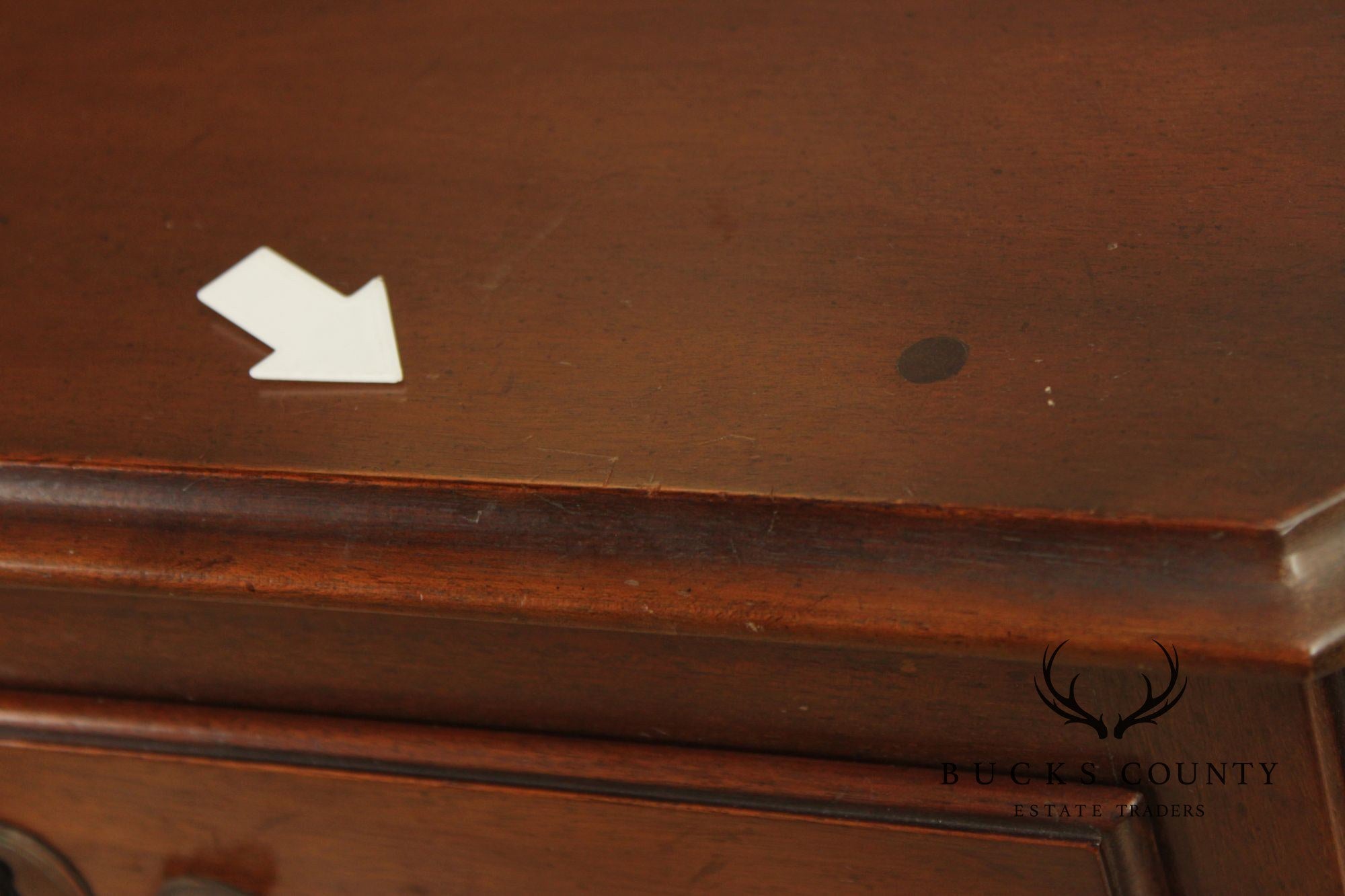 Kittinger Georgian Style Colonial Williamsburg Mahogany Chest Of Drawers
