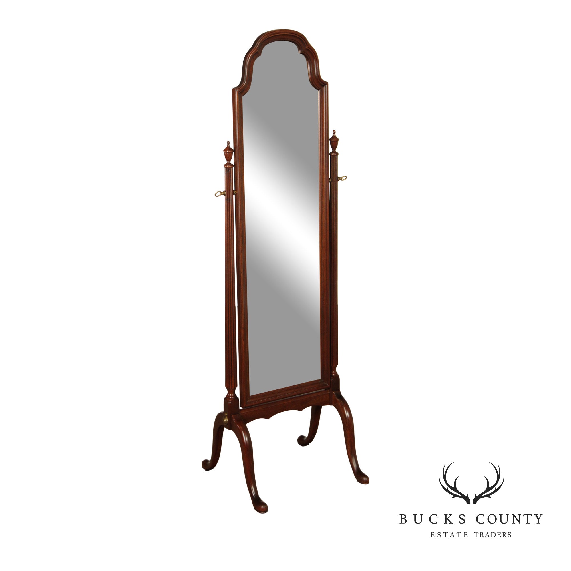 Ethan Allen Georgian Court Cherry Cheval Mirror