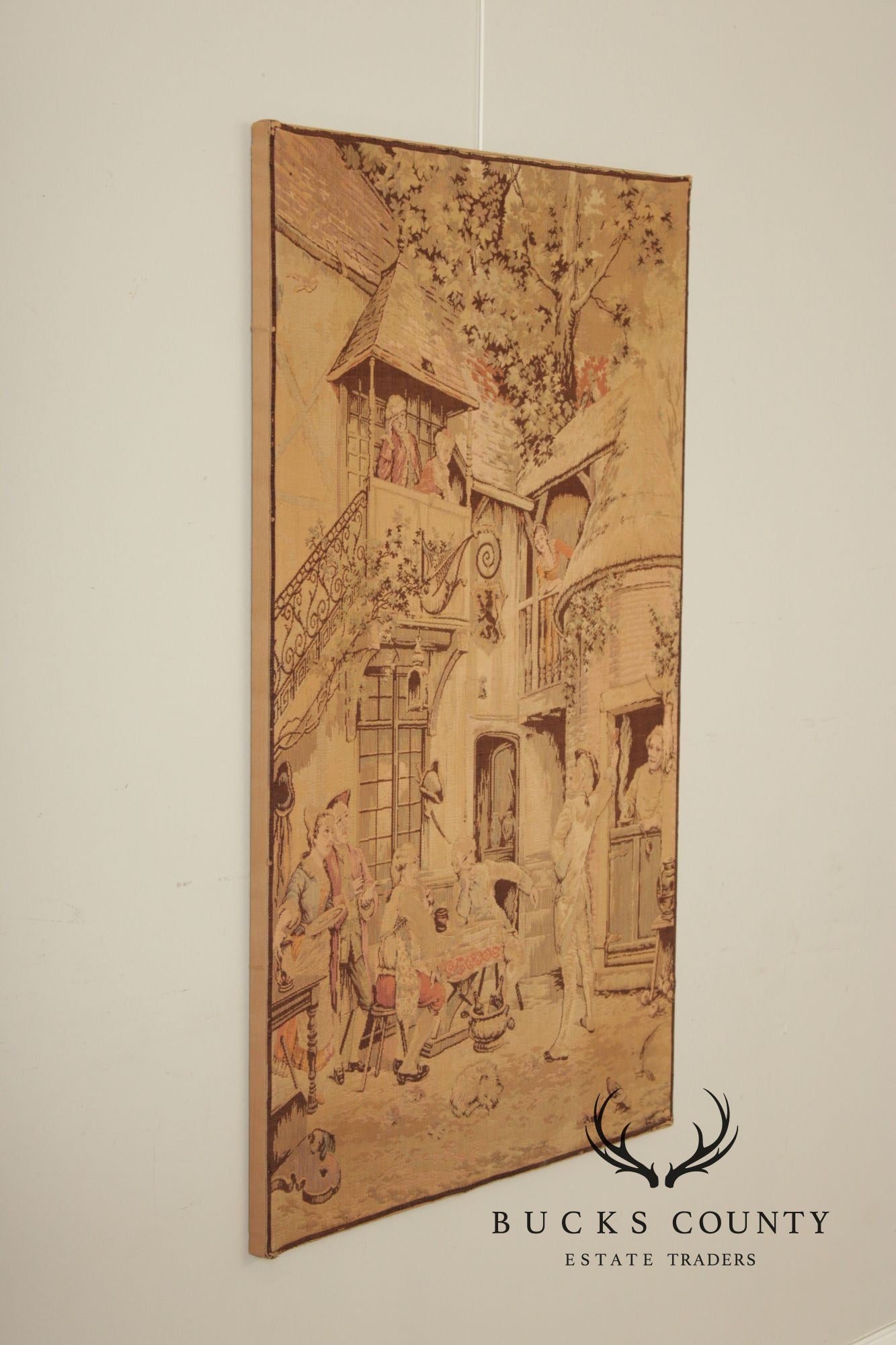 Vintage French Wall-Hanging Tapestry